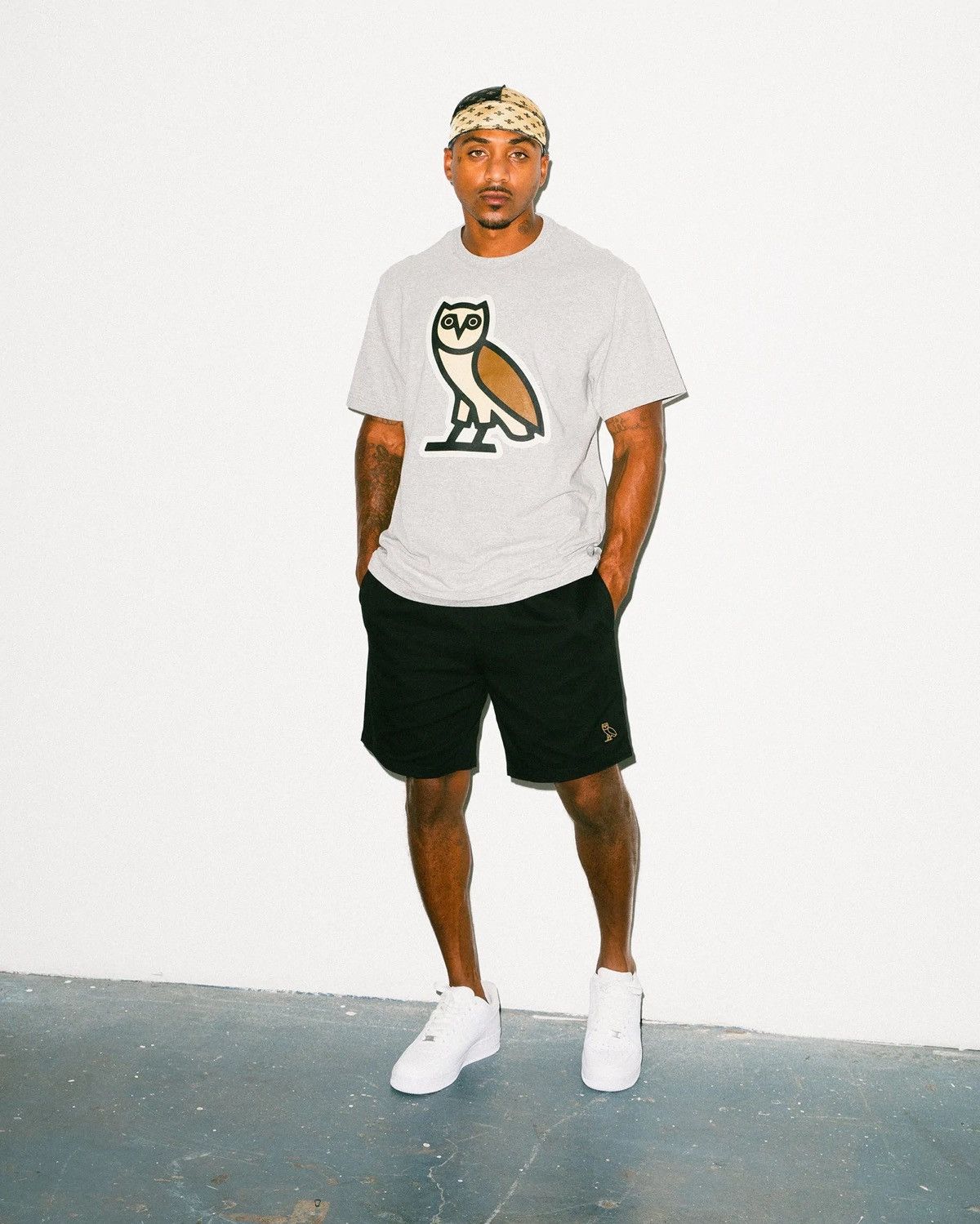 October's Very Own *SIZE 3XL* RARE OVO BUBBLE OG OWL T-SHIRT TEE GREY BRAND NEW Size US XXL / EU 58 / 5 - 5 Thumbnail
