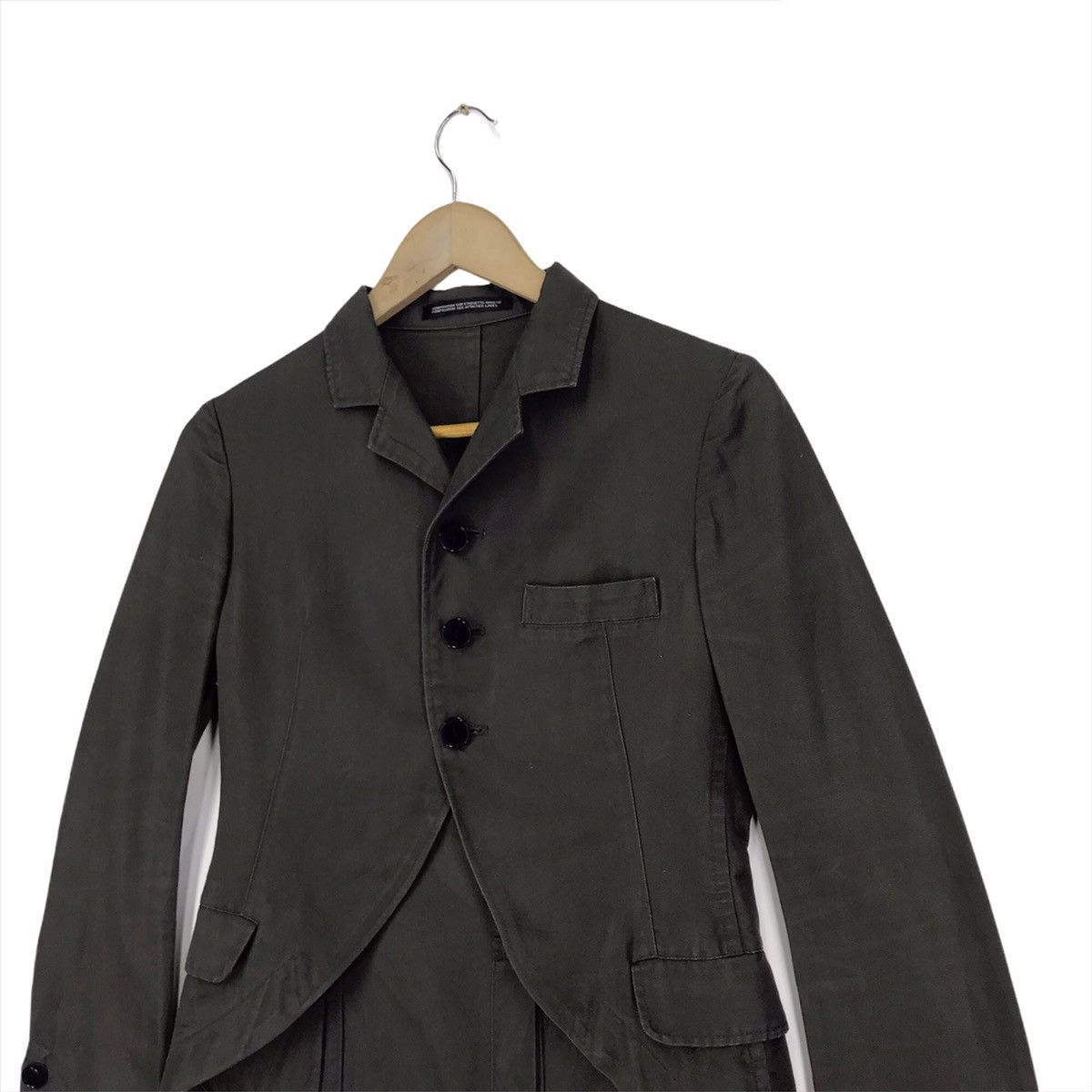 Yohji Yamamoto Yohji Yamamoto Ys Cropped Jacket Size M / US 6-8 / IT 42-44 - 5 Thumbnail