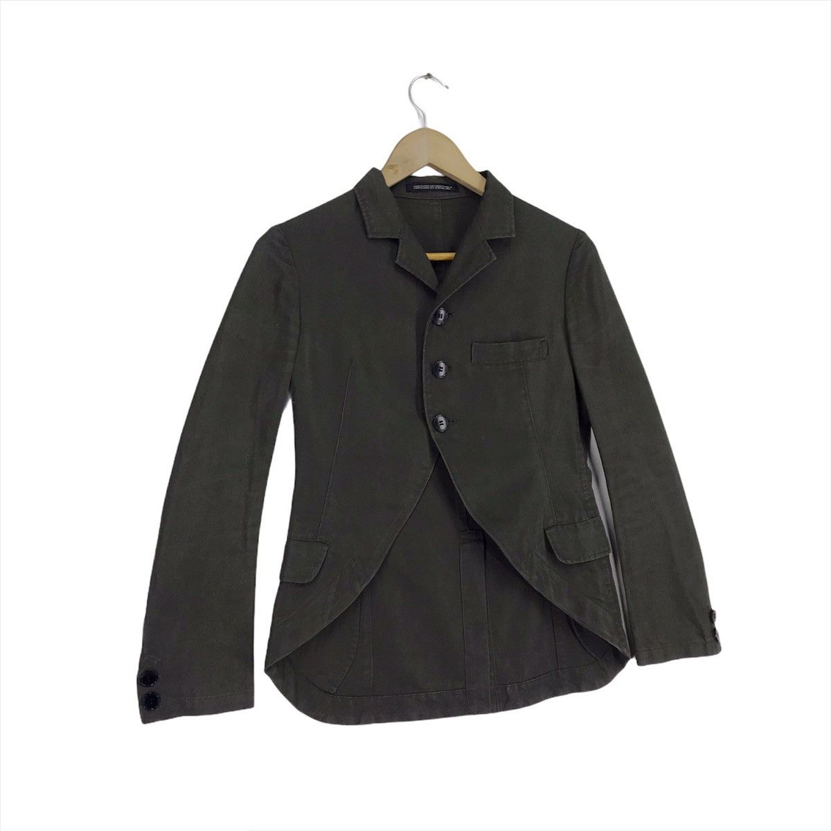Yohji Yamamoto Yohji Yamamoto Ys Cropped Jacket Size M / US 6-8 / IT 42-44 - 4 Thumbnail