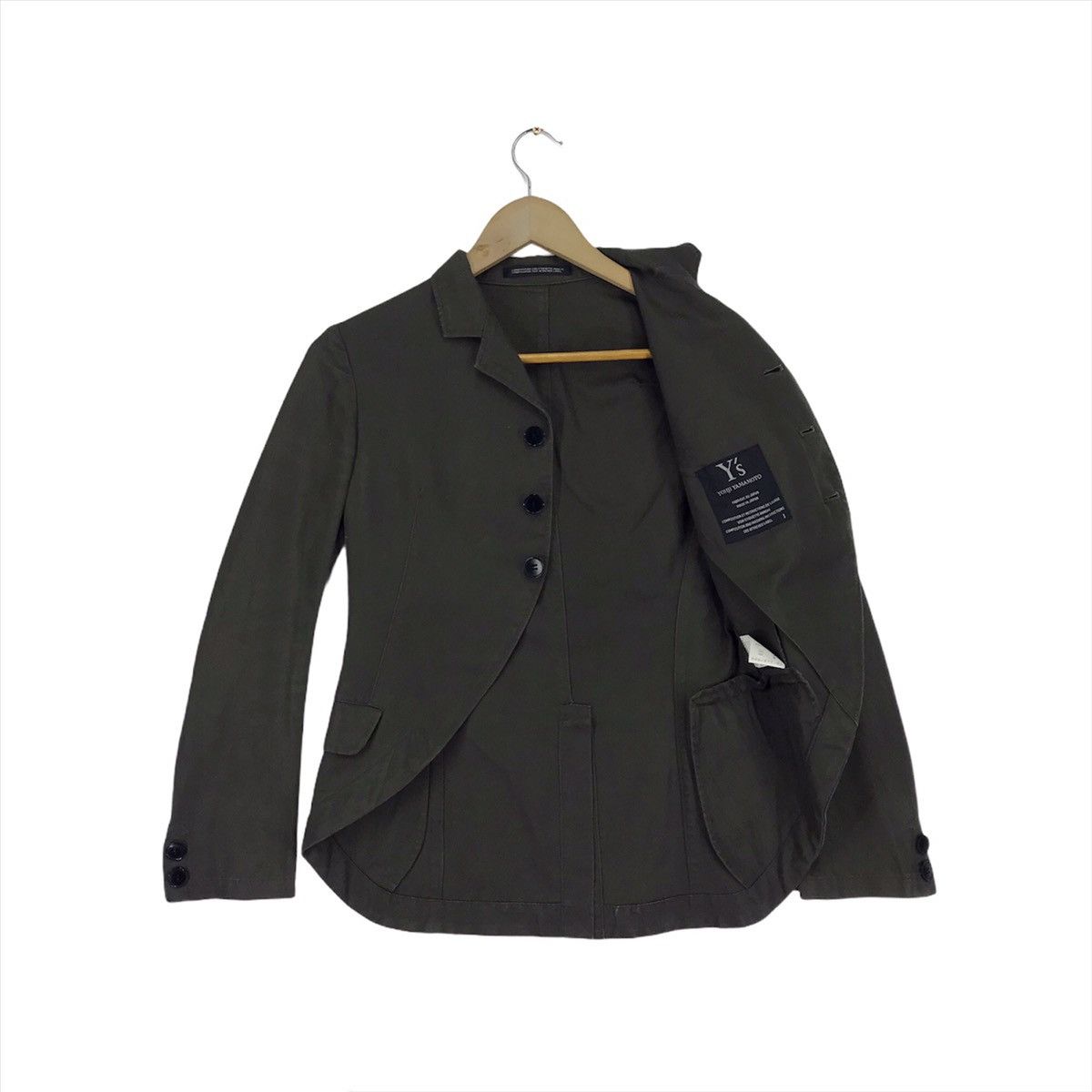 Yohji Yamamoto Yohji Yamamoto Ys Cropped Jacket Size M / US 6-8 / IT 42-44 - 1 Thumbnail