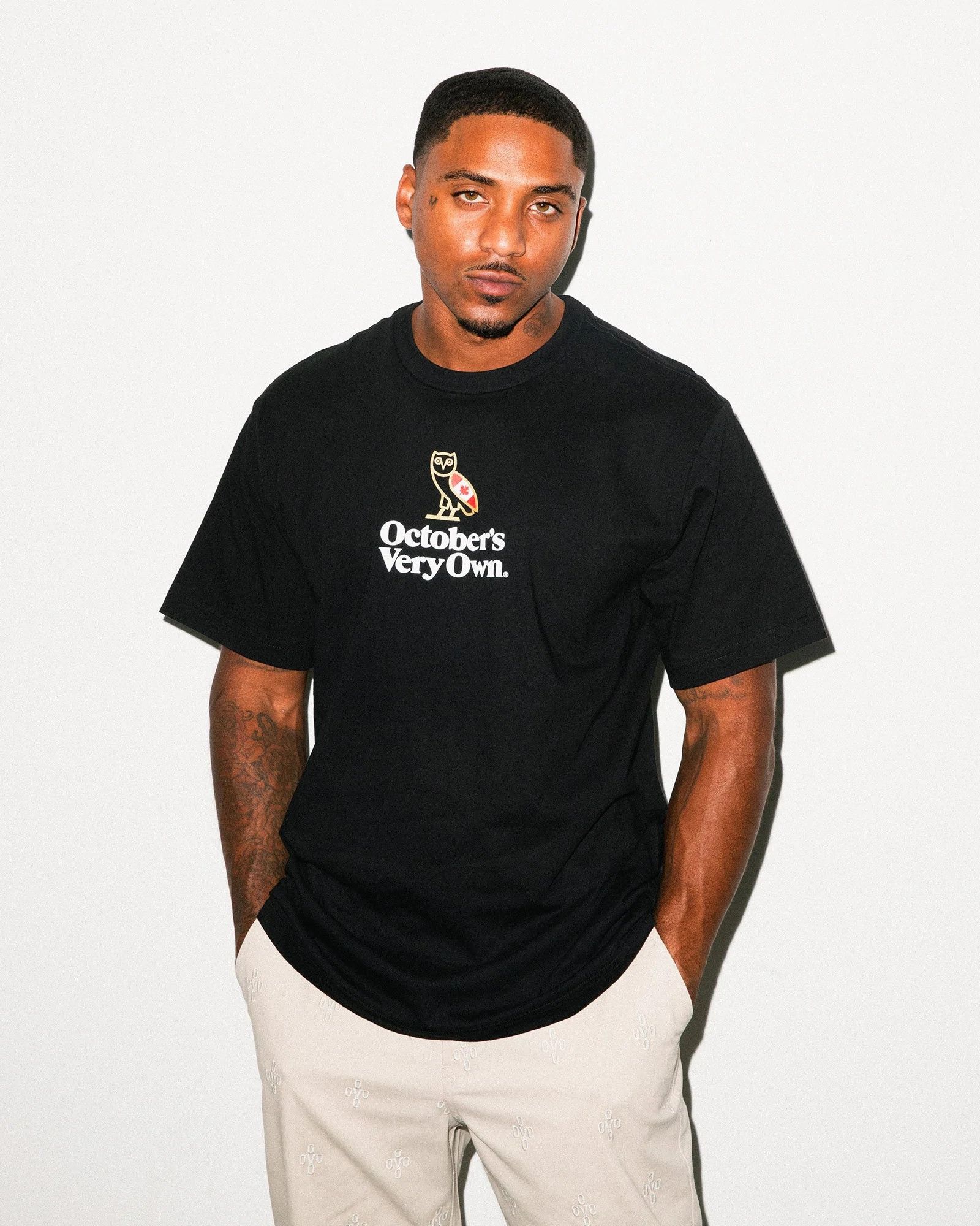 Drake × October's Very Own RARE OVO CANADA FLAG HERITAGE OWL T-SHIRT TEE NEW with tags Size US XXL / EU 58 / 5 - 5 Thumbnail