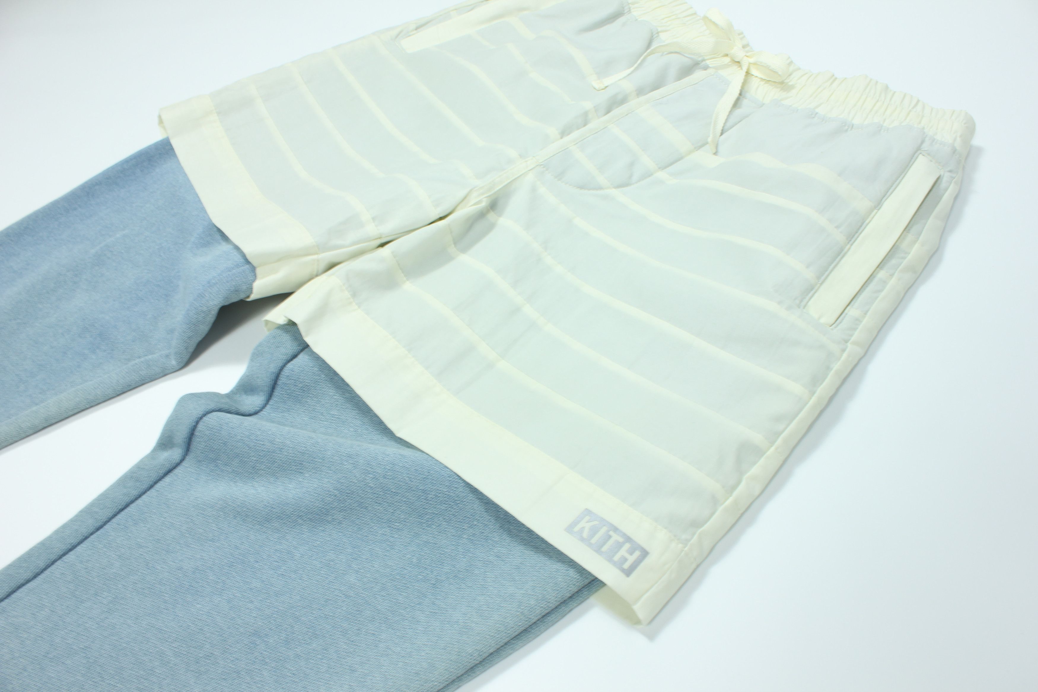 Kith × Ronnie Fieg Kith Great Jones Sweatpants Blue S Size Size US 31 - 3 Thumbnail