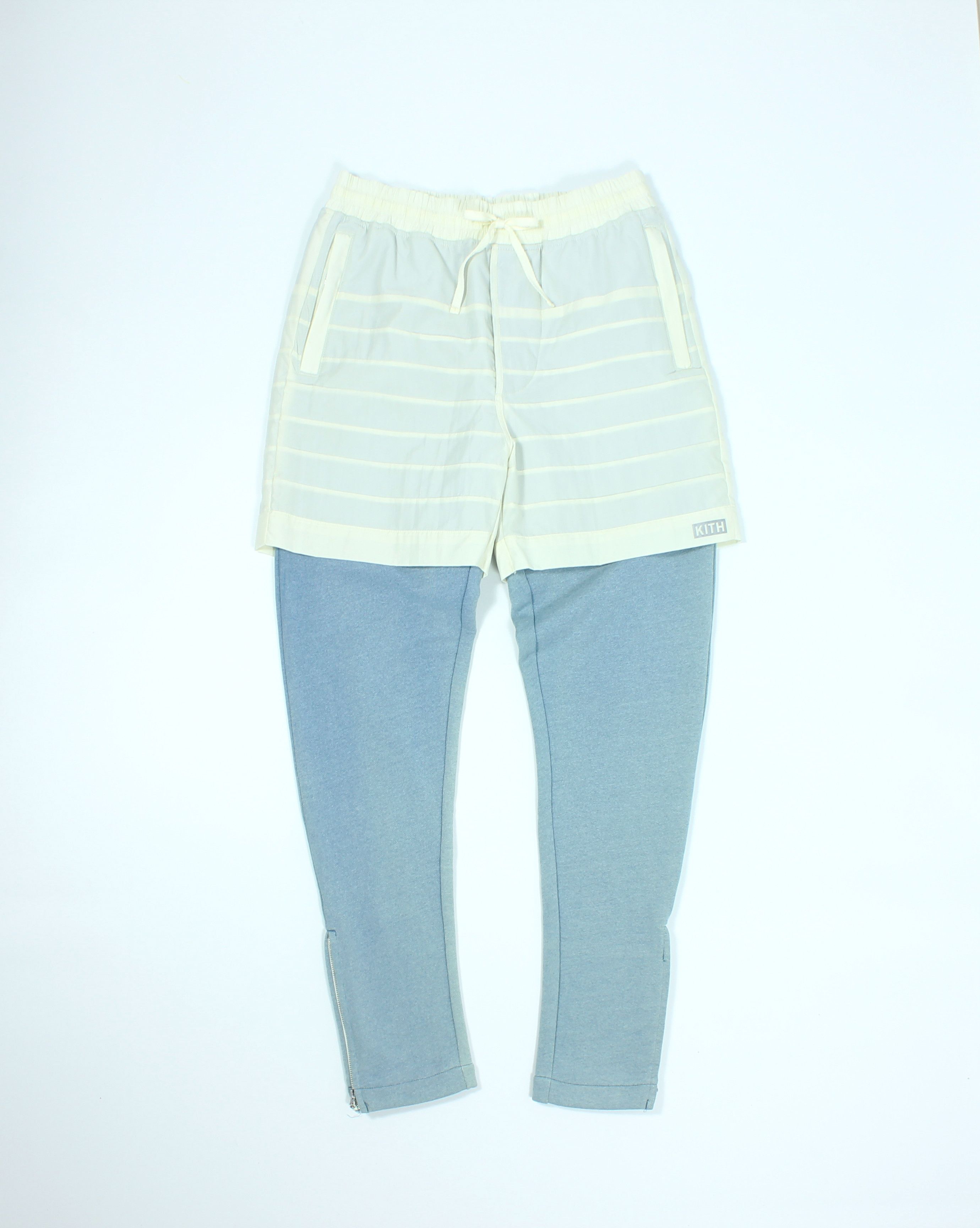 image of Kith Great Jones Sweatpants Blue S Size, Men's (Size 31)