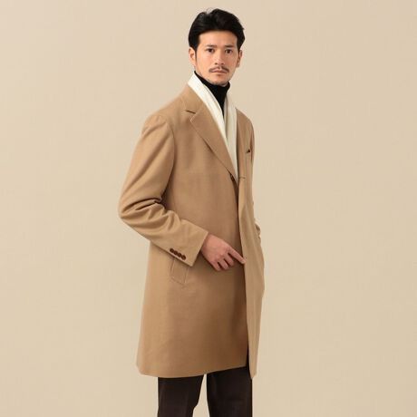 image of Men’S Ships Wool / Cashmere Chester Coat Size Jpn M / Us S in Camel, Men's