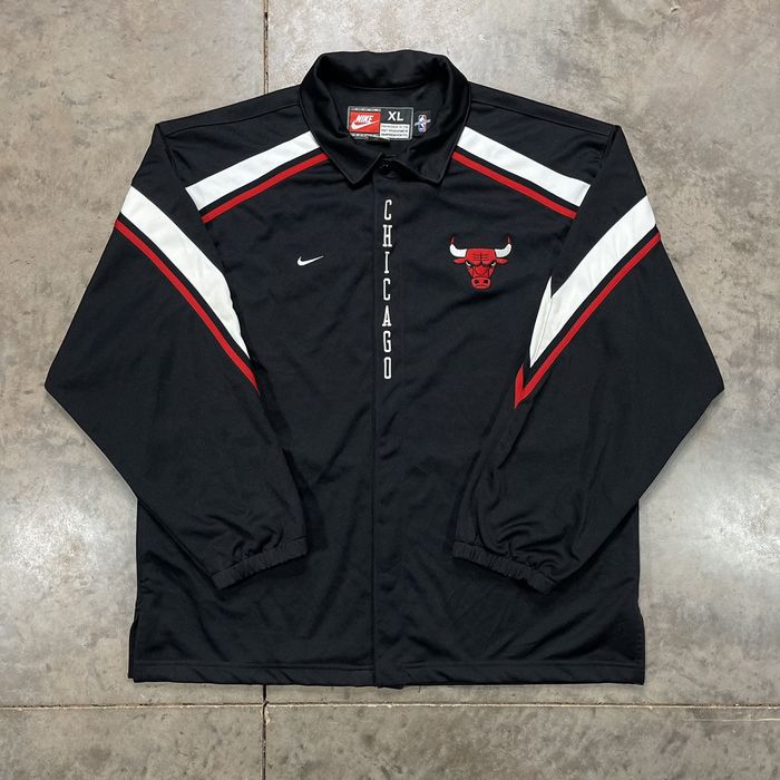 Nike Vintage Nike Chicago Bulls Warm Up Jacket NBA 90s Grailed