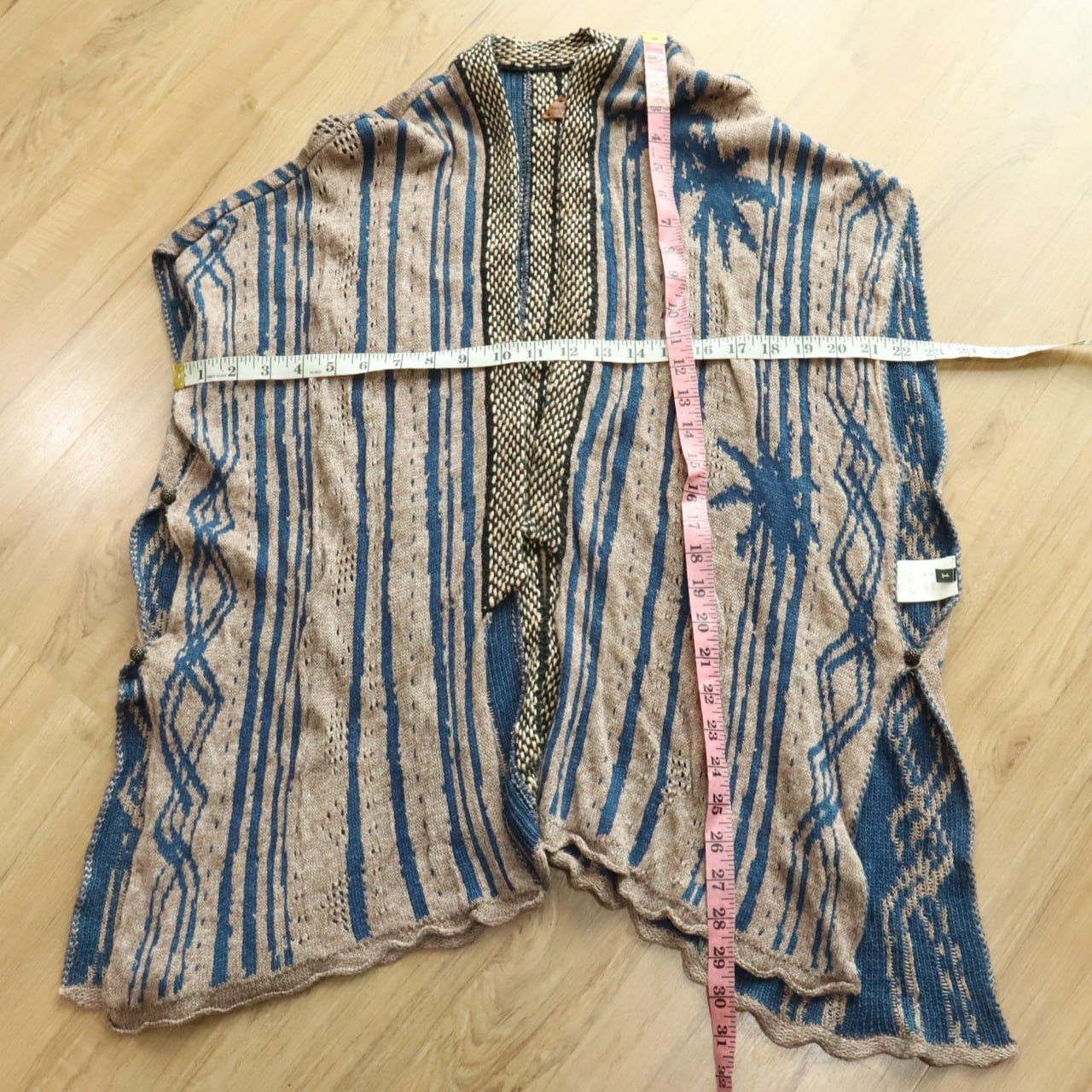 Kapital KAPITAL Linen Blend Cardigan Poncho Size US M / EU 48-50 / 2 - 15 Thumbnail