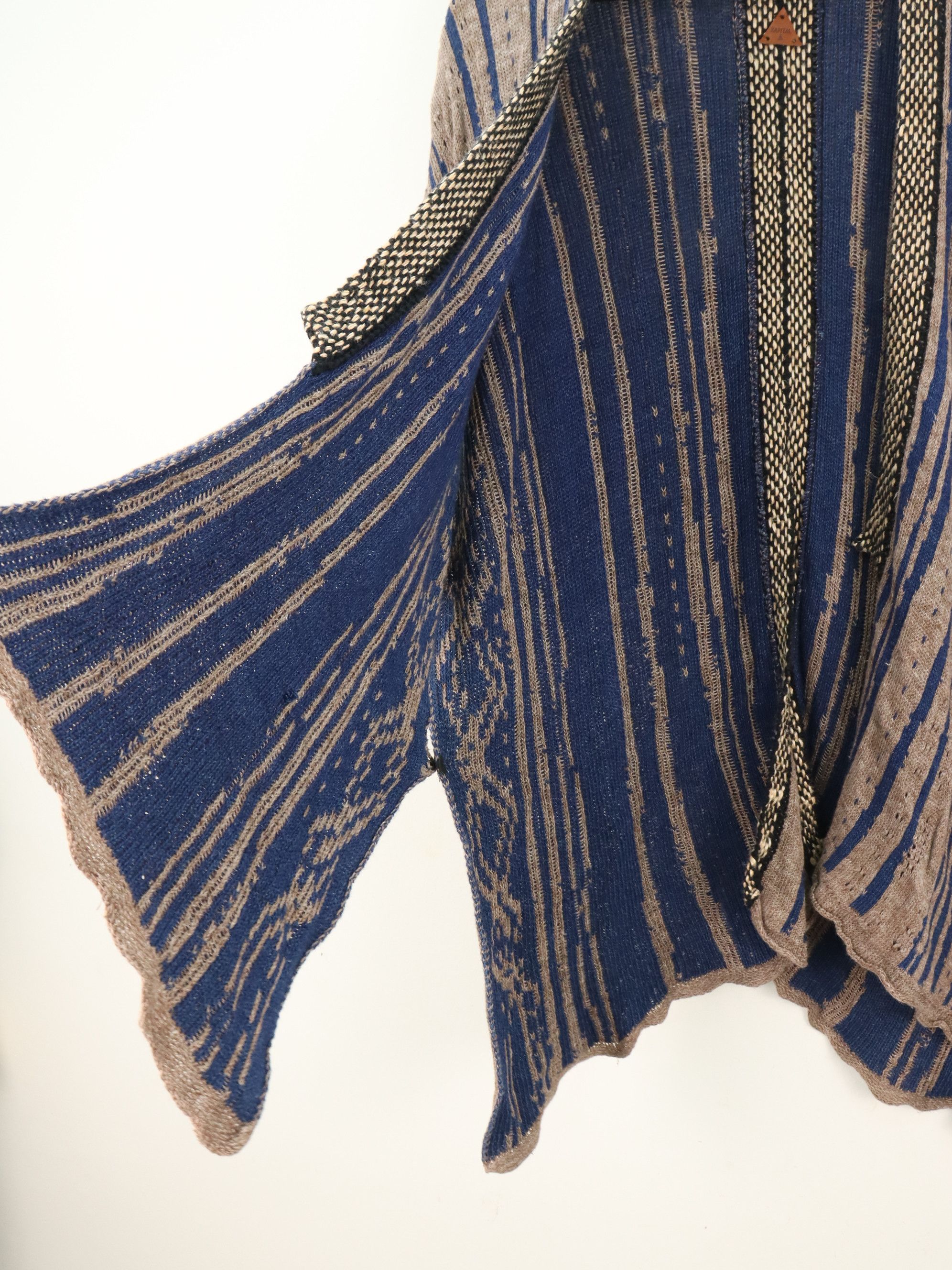 Kapital KAPITAL Linen Blend Cardigan Poncho Size US M / EU 48-50 / 2 - 12 Thumbnail