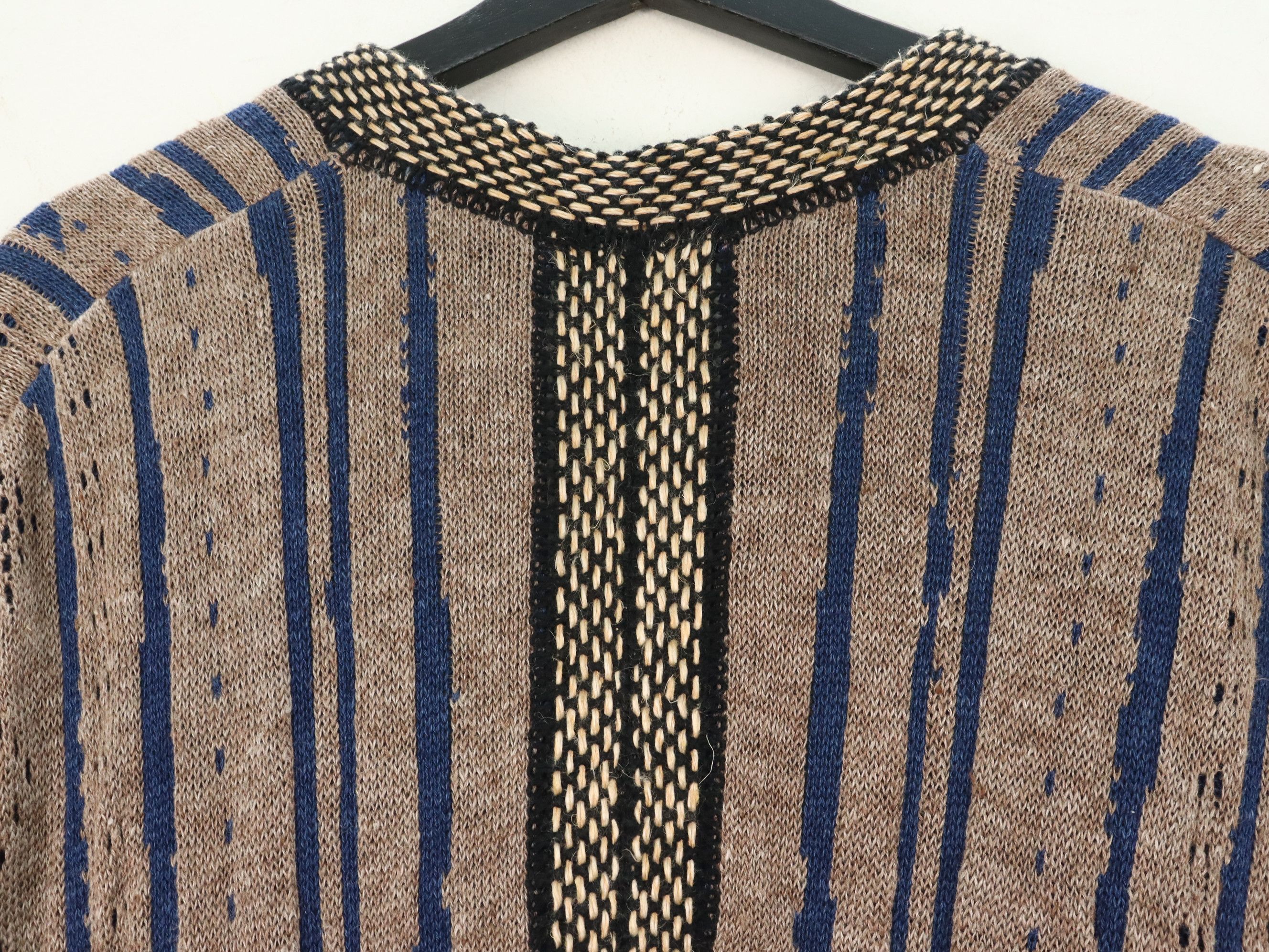 Kapital KAPITAL Linen Blend Cardigan Poncho Size US M / EU 48-50 / 2 - 7 Thumbnail