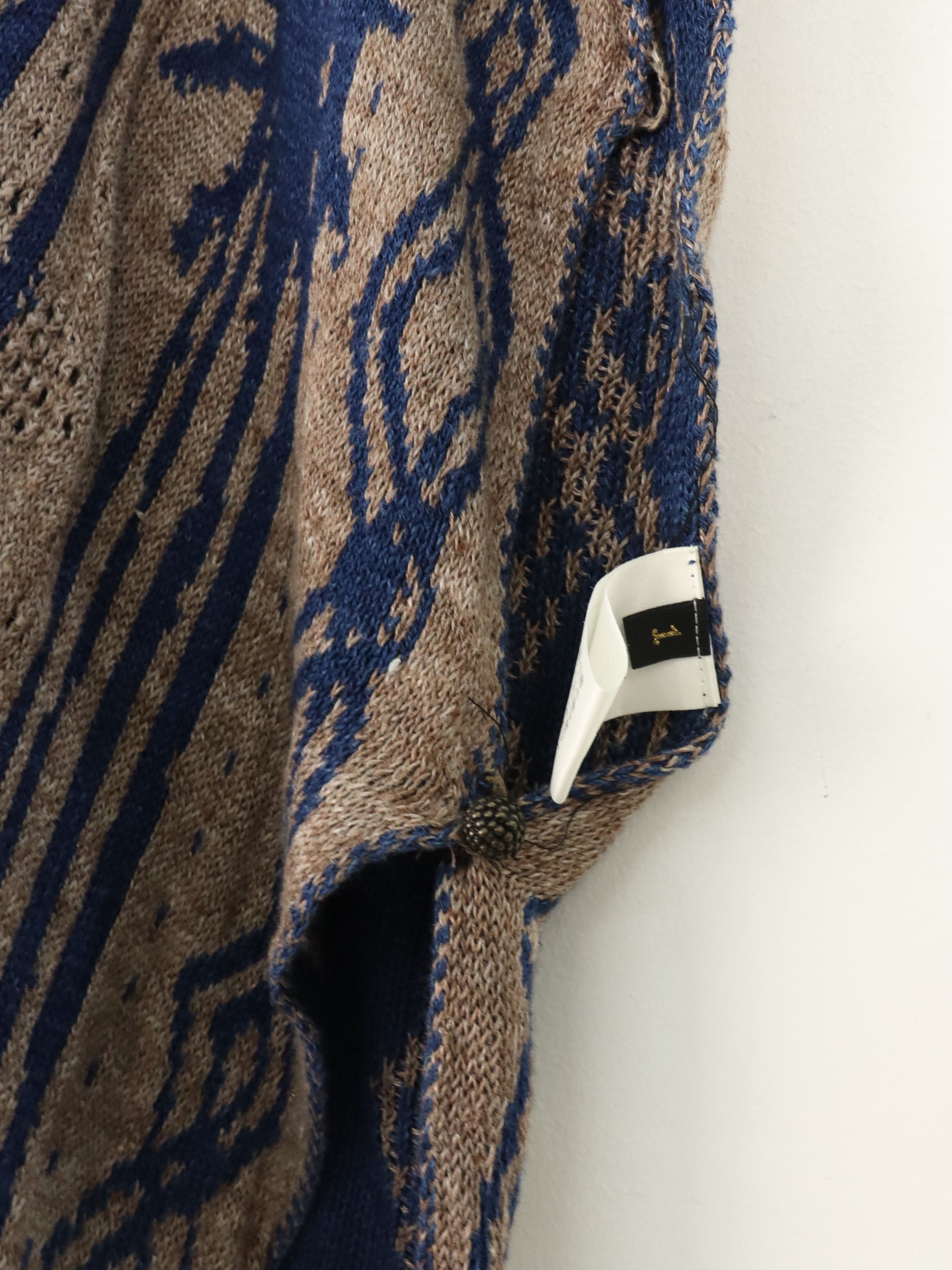 Kapital KAPITAL Linen Blend Cardigan Poncho Size US M / EU 48-50 / 2 - 10 Thumbnail