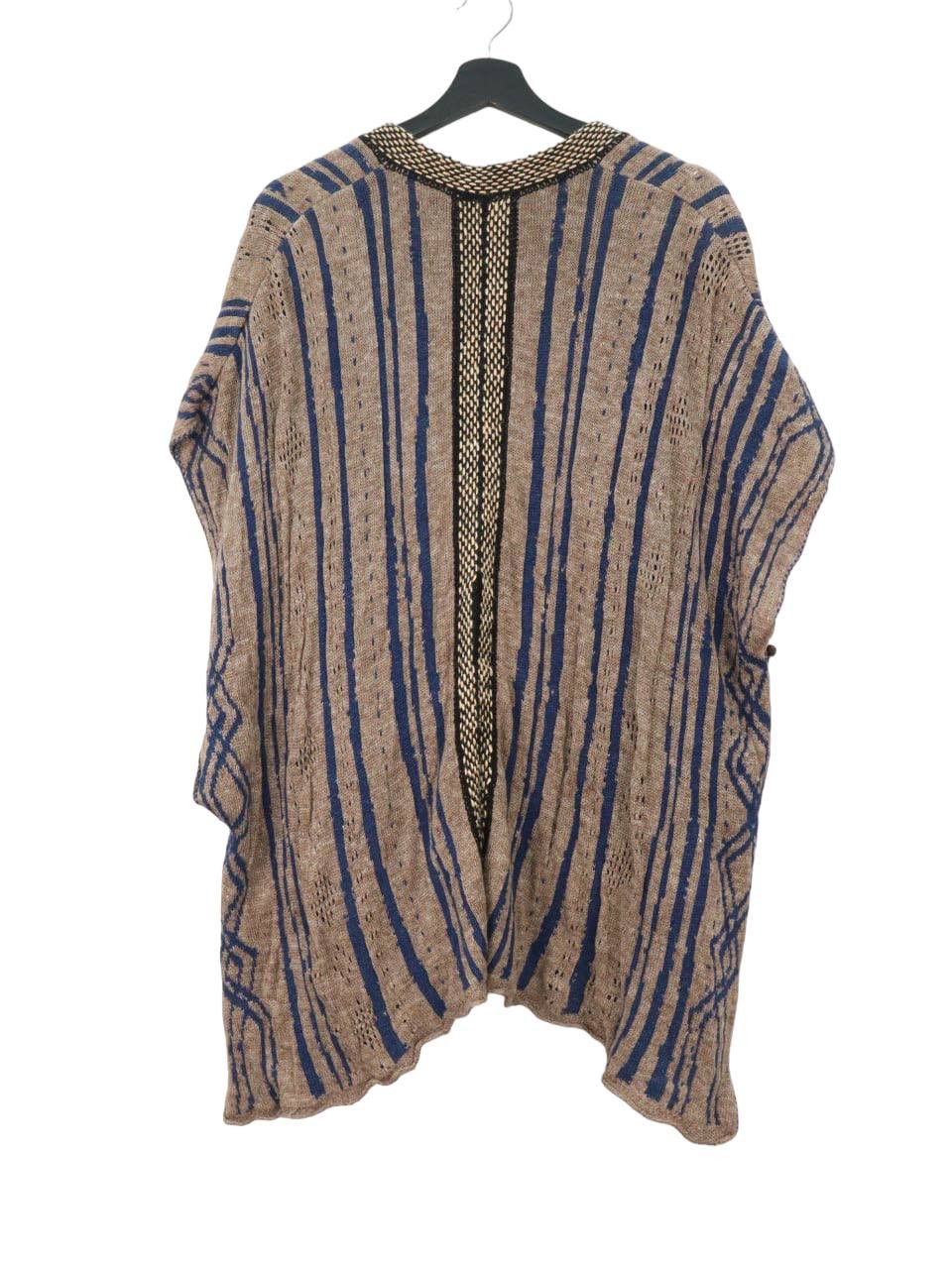 Kapital KAPITAL Linen Blend Cardigan Poncho Size US M / EU 48-50 / 2 - 2 Thumbnail