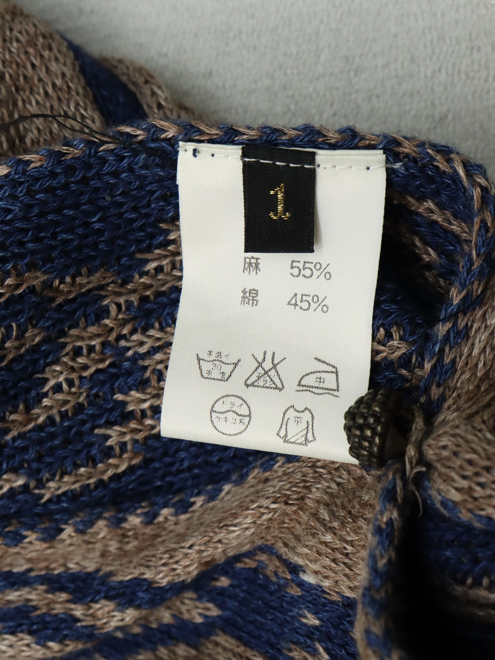 Kapital KAPITAL Linen Blend Cardigan Poncho Size US M / EU 48-50 / 2 - 13 Thumbnail