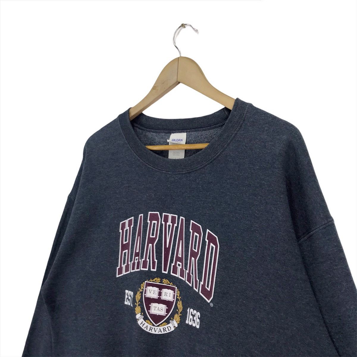 Other Vintage University Harvard Sweatshirt Big Logo Crewneck Size US L / EU 52-54 / 3 - 4 Thumbnail