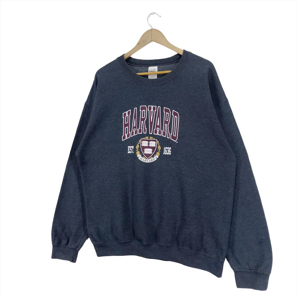 Other Vintage University Harvard Sweatshirt Big Logo Crewneck Size US L / EU 52-54 / 3 - 2 Thumbnail