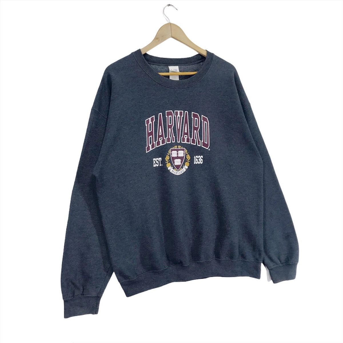 Other Vintage University Harvard Sweatshirt Big Logo Crewneck Size US L / EU 52-54 / 3 - 3 Thumbnail