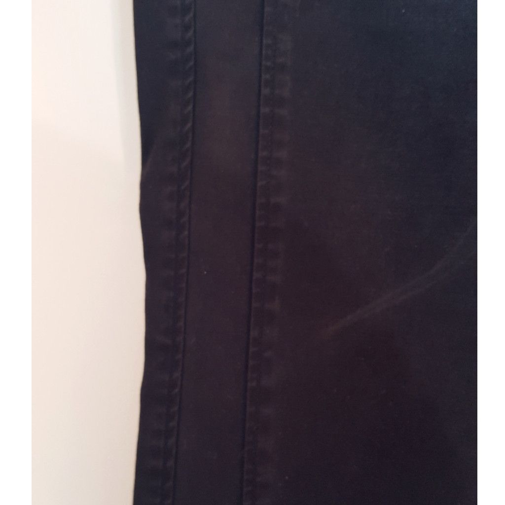 Just Cavalli Black on Black Stripe Pants Size US 32 / EU 48 - 6 Thumbnail