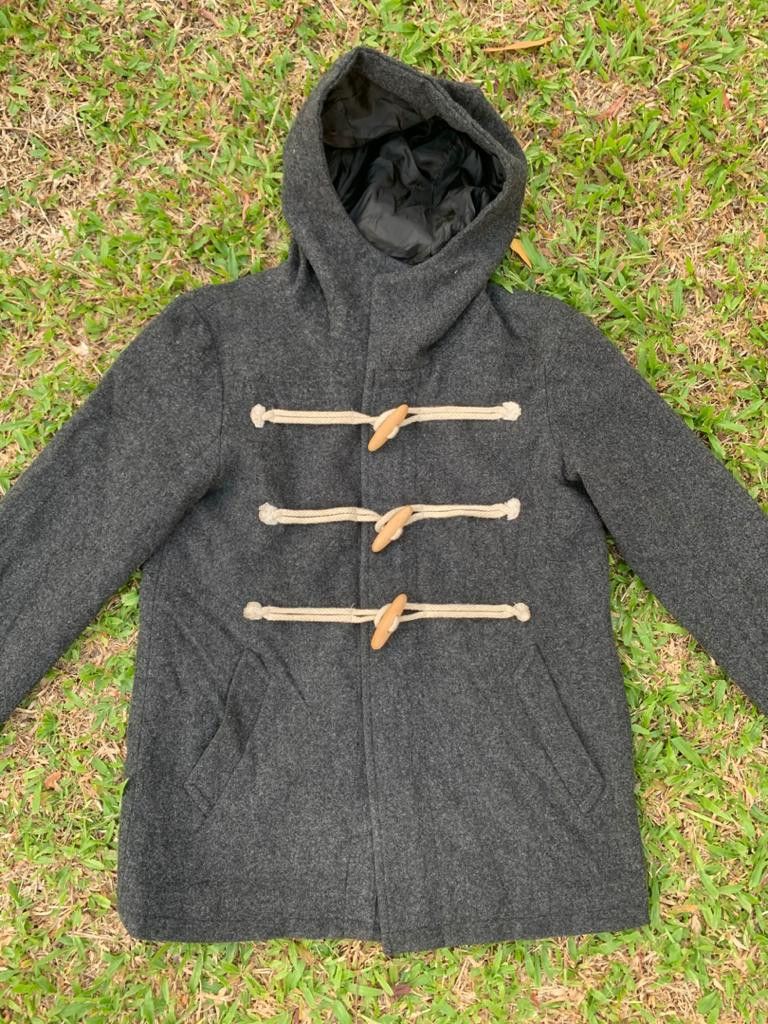 Japanese Brand × Vintage Public Art Duffle Jacket with hoodie Size US S / EU 44-46 / 1 - 5 Thumbnail
