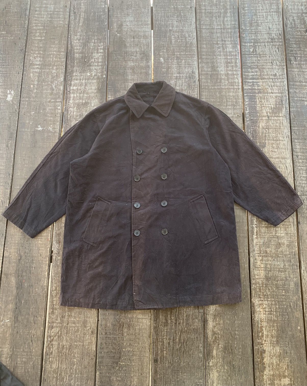 Japanese Brand Vintage Yohji yamamoto sign jacket canvas faded nice design Size US L / EU 52-54 / 3 - 1 Thumbnail