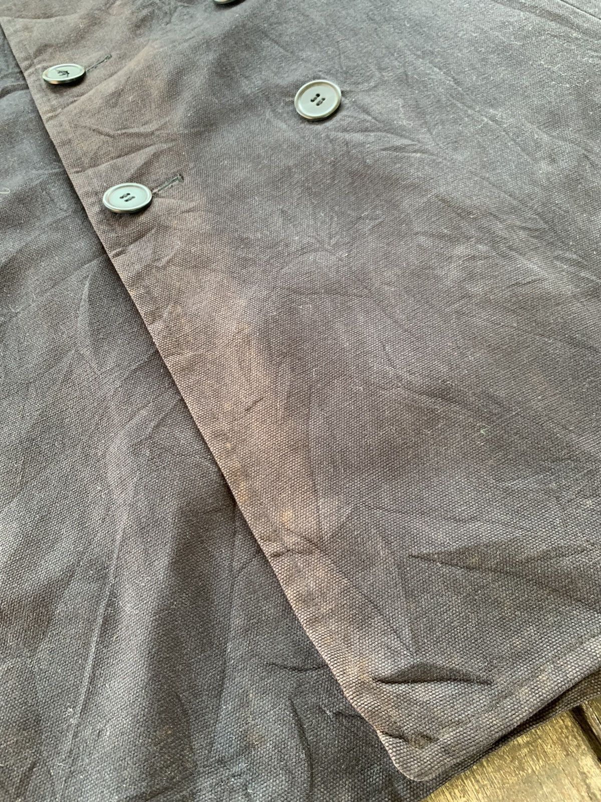 Japanese Brand Vintage Yohji yamamoto sign jacket canvas faded nice design Size US L / EU 52-54 / 3 - 6 Thumbnail