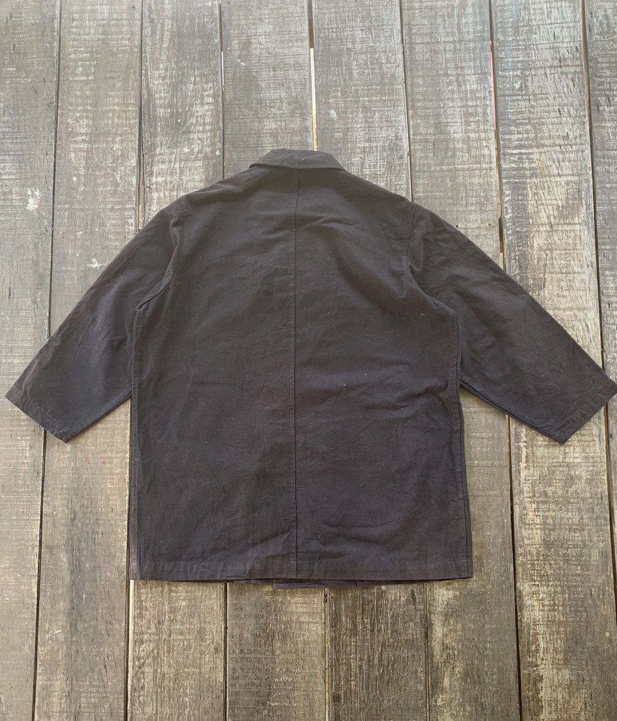 Japanese Brand Vintage Yohji yamamoto sign jacket canvas faded nice design Size US L / EU 52-54 / 3 - 2 Thumbnail