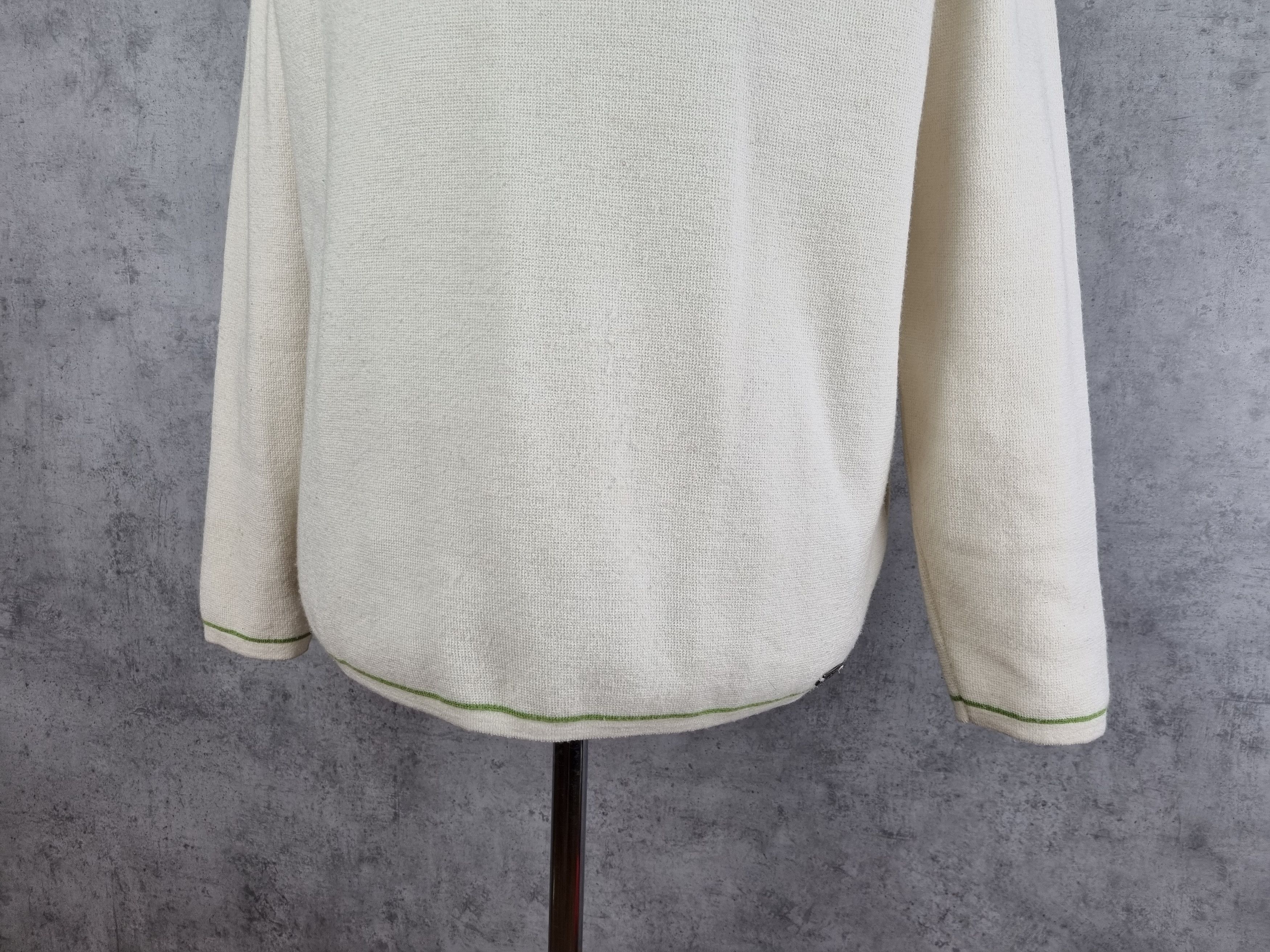 Versace × Versace Jeans Couture 90s VERSACE Sport Soft-thin Wool Half Zip Sweater Casual Size US L / EU 52-54 / 3 - 20 Thumbnail