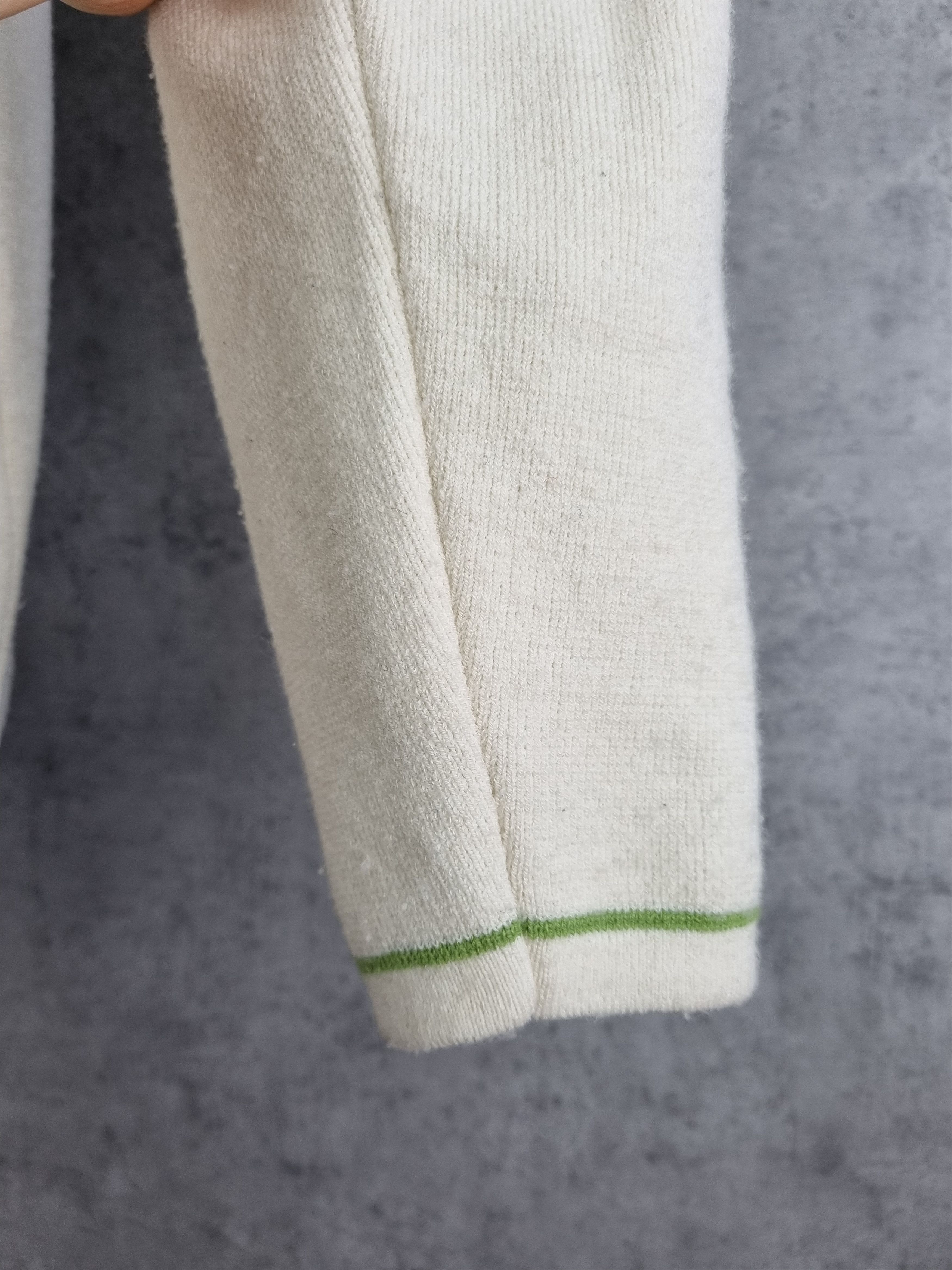 Versace × Versace Jeans Couture 90s VERSACE Sport Soft-thin Wool Half Zip Sweater Casual Size US L / EU 52-54 / 3 - 15 Thumbnail