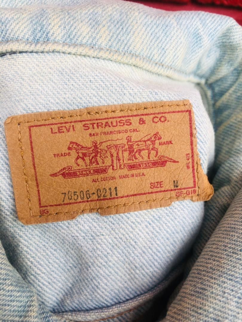 Levi's Vintage Clothing × Vintage Vintage 90s Levis Streetwear Fashion Style Jacket Size US L / EU 52-54 / 3 - 8 Thumbnail