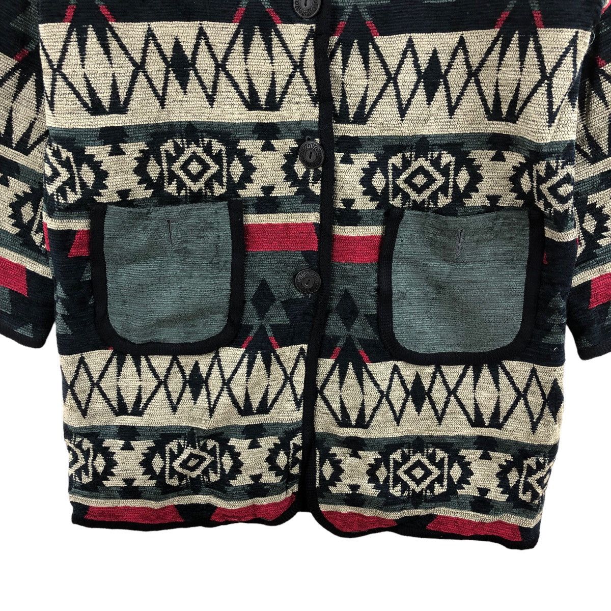 Native × Vintage Vintage Orange Nicora Native Jacket Navajo Winter Jacket Size US M / EU 48-50 / 2 - 3 Thumbnail