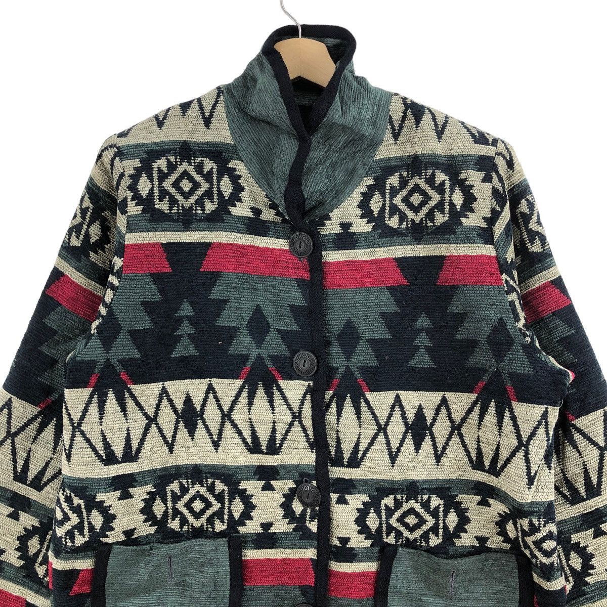 Native × Vintage Vintage Orange Nicora Native Jacket Navajo Winter Jacket Size US M / EU 48-50 / 2 - 2 Thumbnail