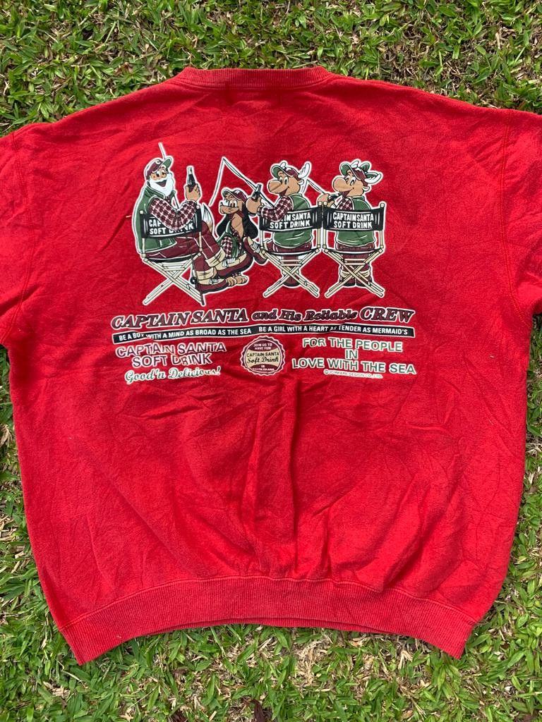 Captain Santors × Japanese Brand × Vintage Vintage Captain Santa with soft Drink Size US L / EU 52-54 / 3 - 6 Thumbnail