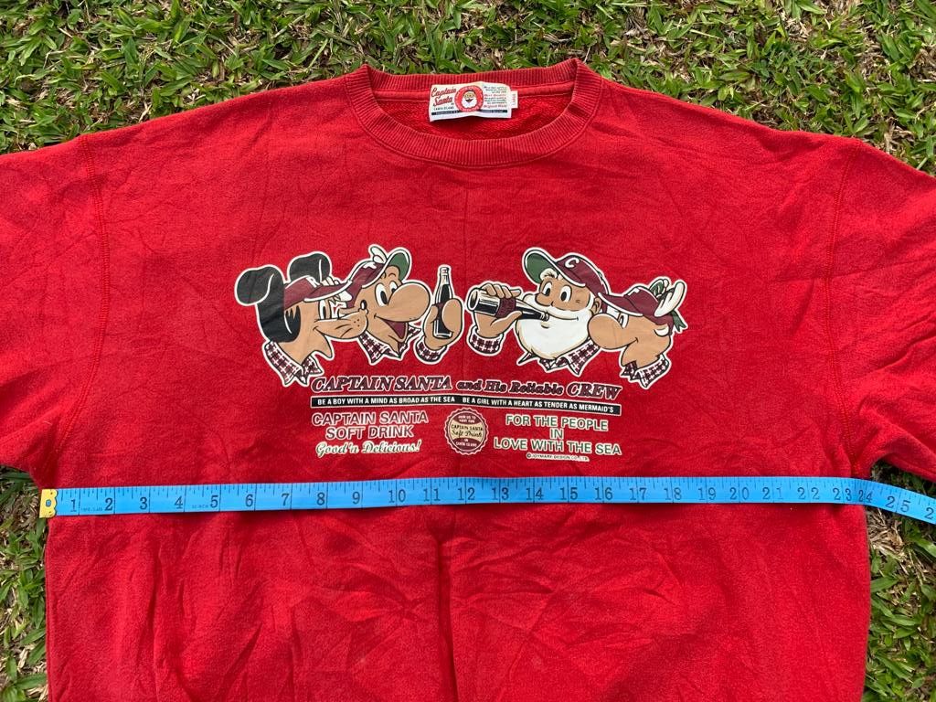 Captain Santors × Japanese Brand × Vintage Vintage Captain Santa with soft Drink Size US L / EU 52-54 / 3 - 12 Thumbnail