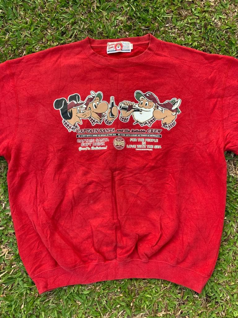 Captain Santors × Japanese Brand × Vintage Vintage Captain Santa with soft Drink Size US L / EU 52-54 / 3 - 5 Thumbnail