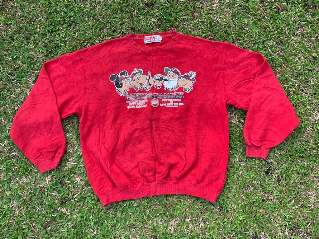Captain Santors × Japanese Brand × Vintage Vintage Captain Santa with soft Drink Size US L / EU 52-54 / 3 - 3 Thumbnail