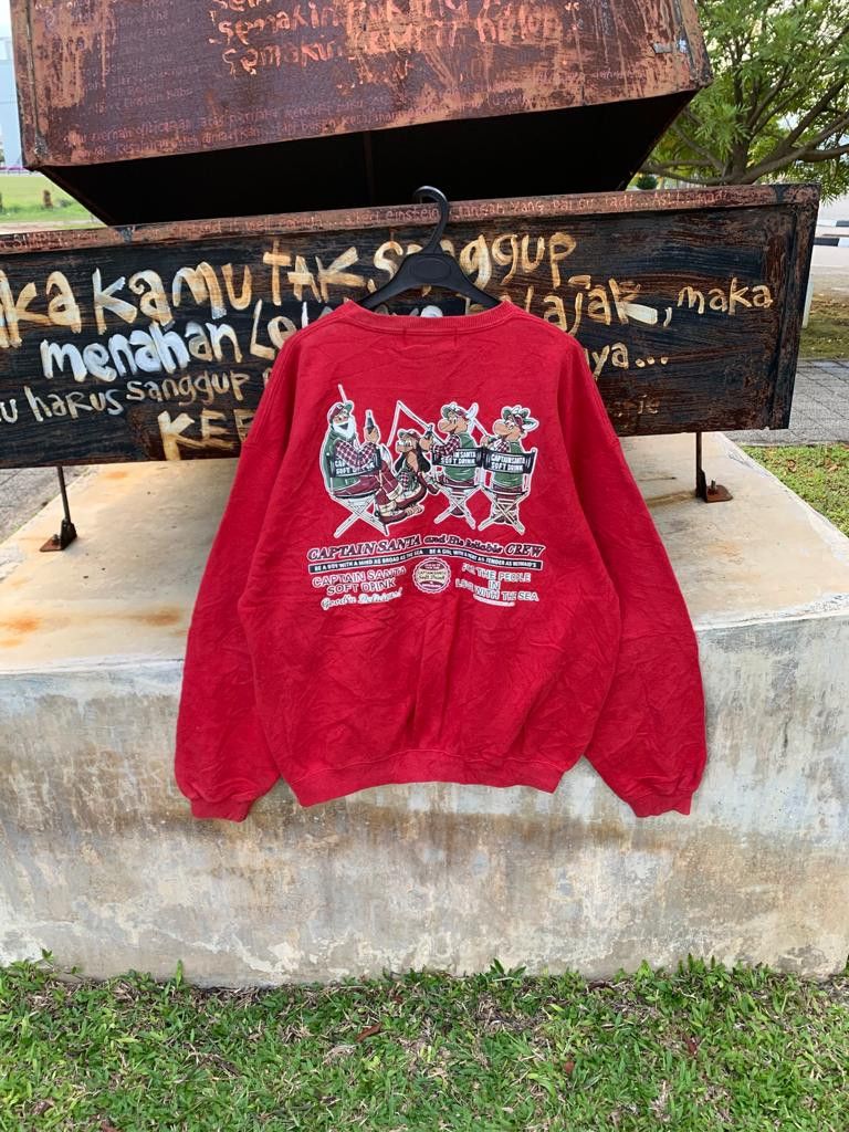 Captain Santors × Japanese Brand × Vintage Vintage Captain Santa with soft Drink Size US L / EU 52-54 / 3 - 2 Thumbnail