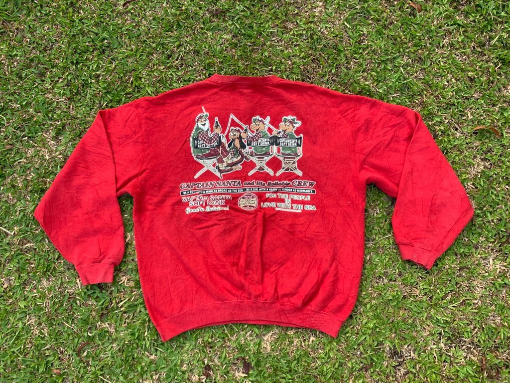 Captain Santors × Japanese Brand × Vintage Vintage Captain Santa with soft Drink Size US L / EU 52-54 / 3 - 4 Thumbnail