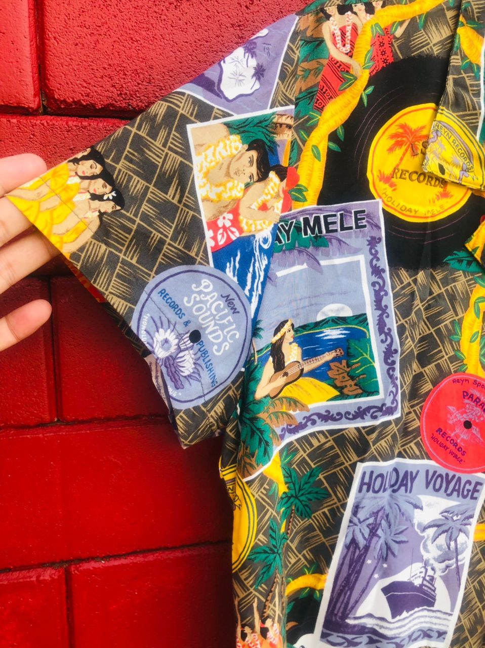 Japanese Brand × Vintage Vintage Renspooner Hawaii Japanese Designer Fashion Style Size L / US 10 / IT 46 - 4 Thumbnail