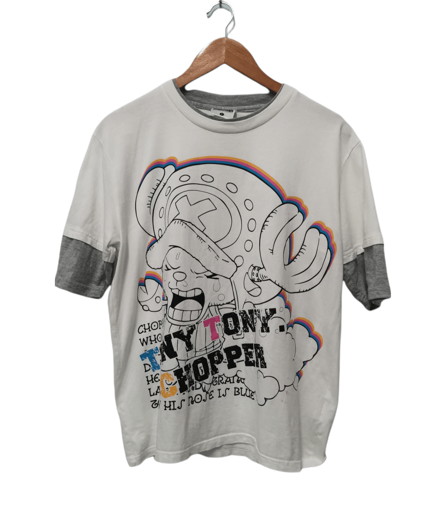 Anime Tony Chopper One Piece Japan Anime Tee Akira Evangelion Size US L / EU 52-54 / 3 - 2 Thumbnail