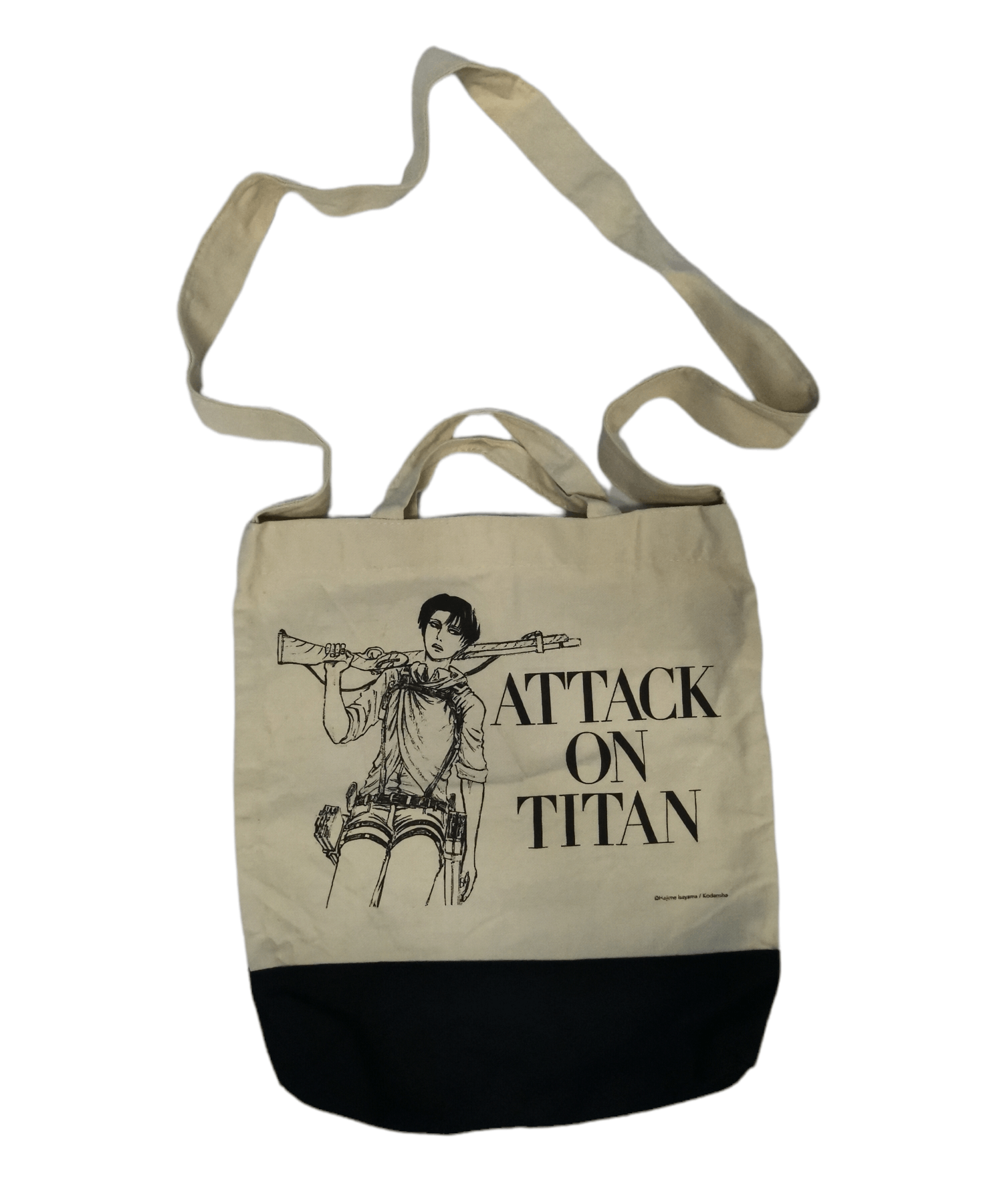 Anime Beams x Attack on Titan Japan Anime Tote Bag Akira Evangelio Size ONE SIZE - 1 Thumbnail