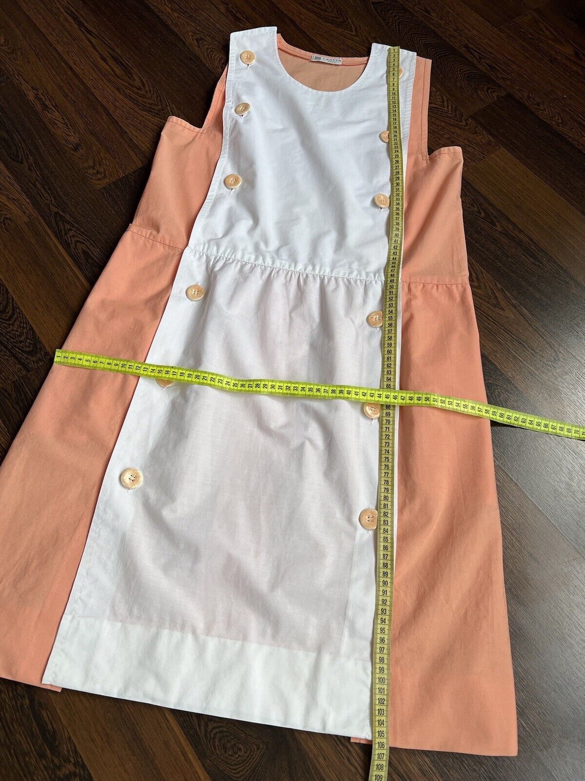 Lanvin LANVIN Vintage Dress Cotton Size L Size L / US 10 / IT 46 - 13 Thumbnail