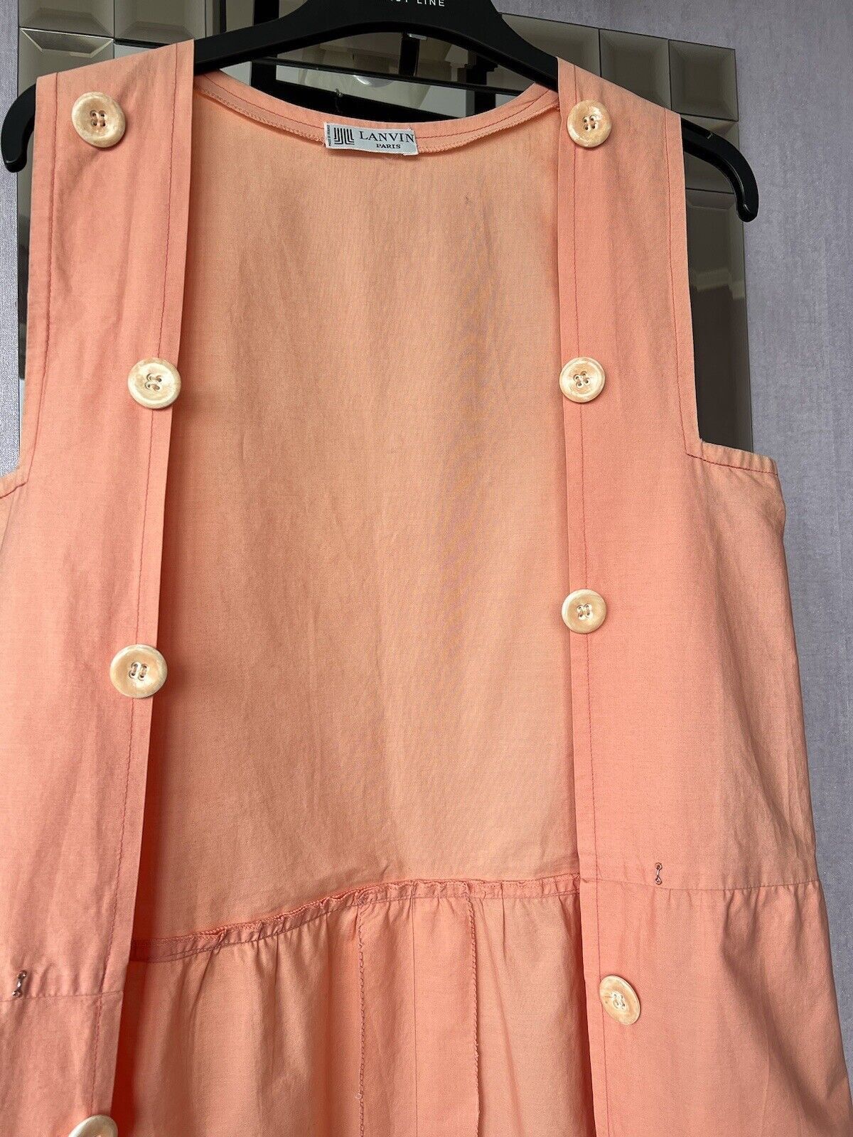 Lanvin LANVIN Vintage Dress Cotton Size L Size L / US 10 / IT 46 - 5 Thumbnail