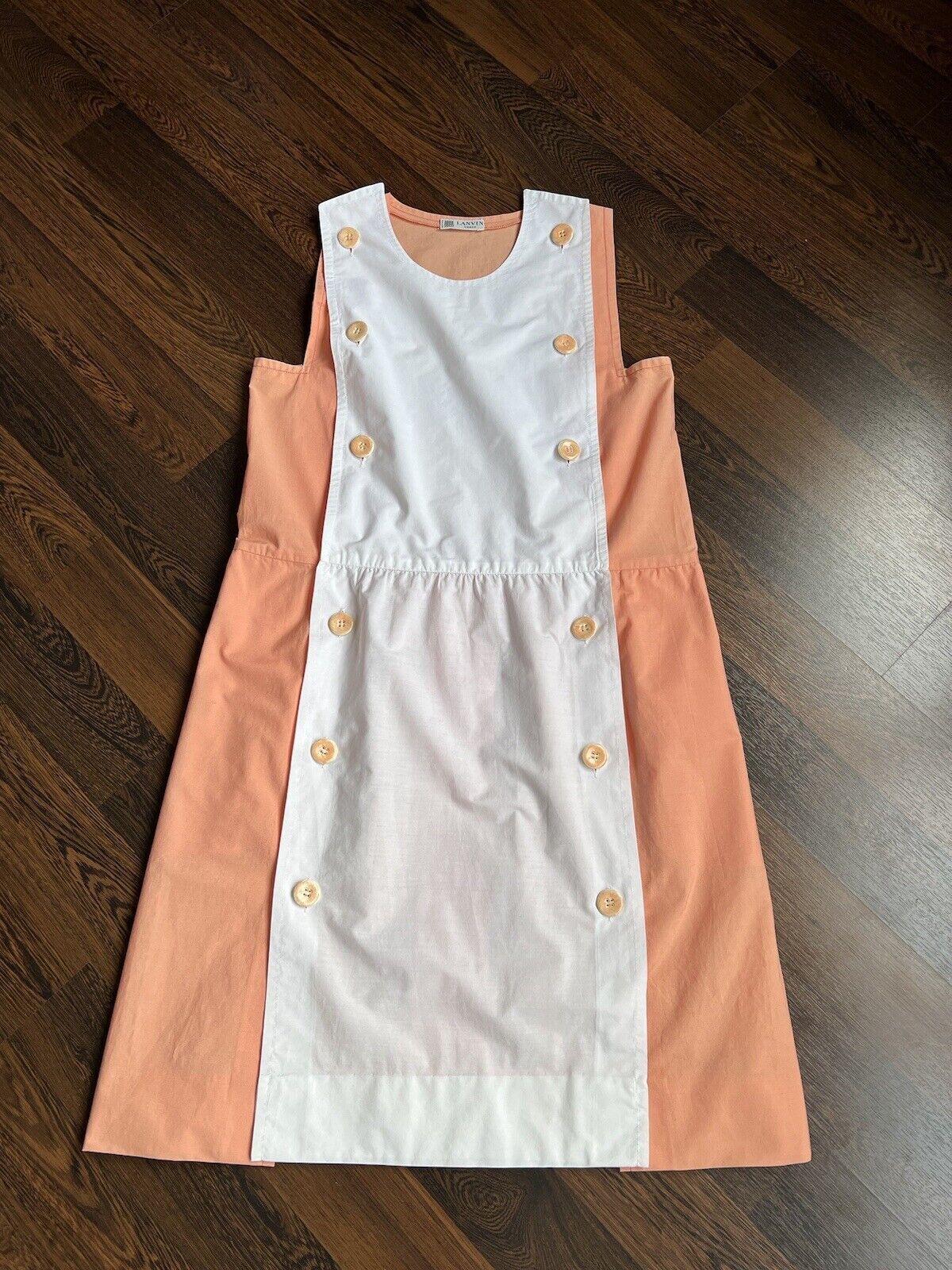 Lanvin LANVIN Vintage Dress Cotton Size L Size L / US 10 / IT 46 - 1 Thumbnail