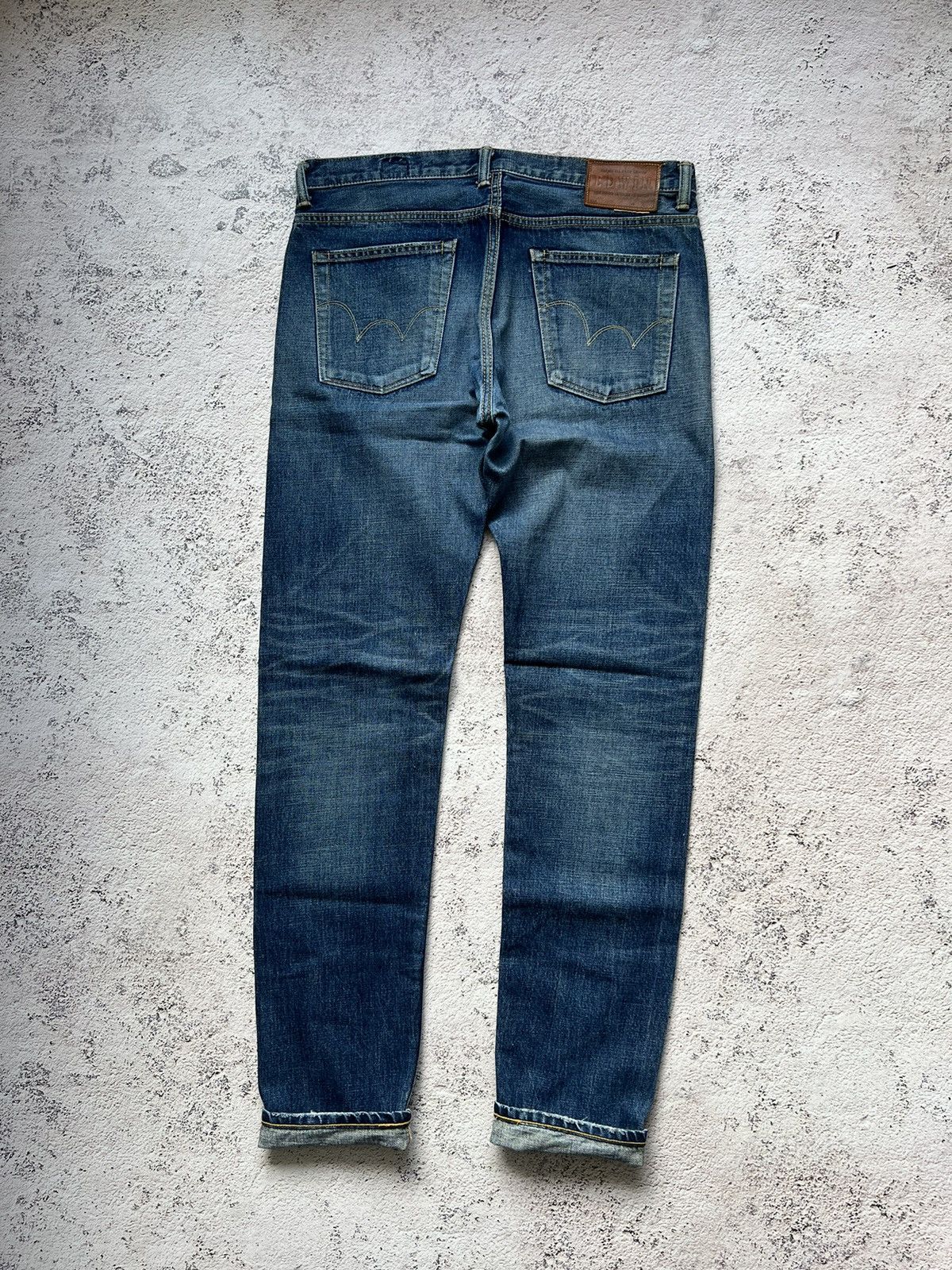 Edwin × Japanese Brand × Vintage Edwin ESC33L Japan Rainbow Selvage Denim Jeans Pants Size US 33 - 14 Thumbnail