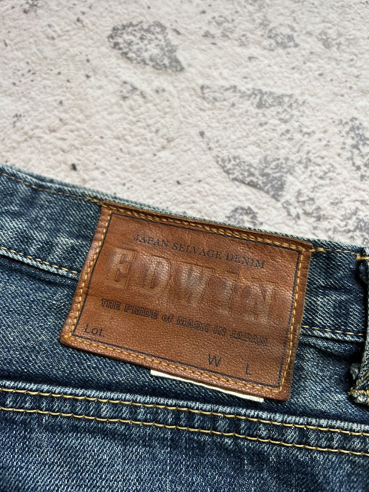 Edwin × Japanese Brand × Vintage Edwin ESC33L Japan Rainbow Selvage Denim Jeans Pants Size US 33 - 11 Thumbnail