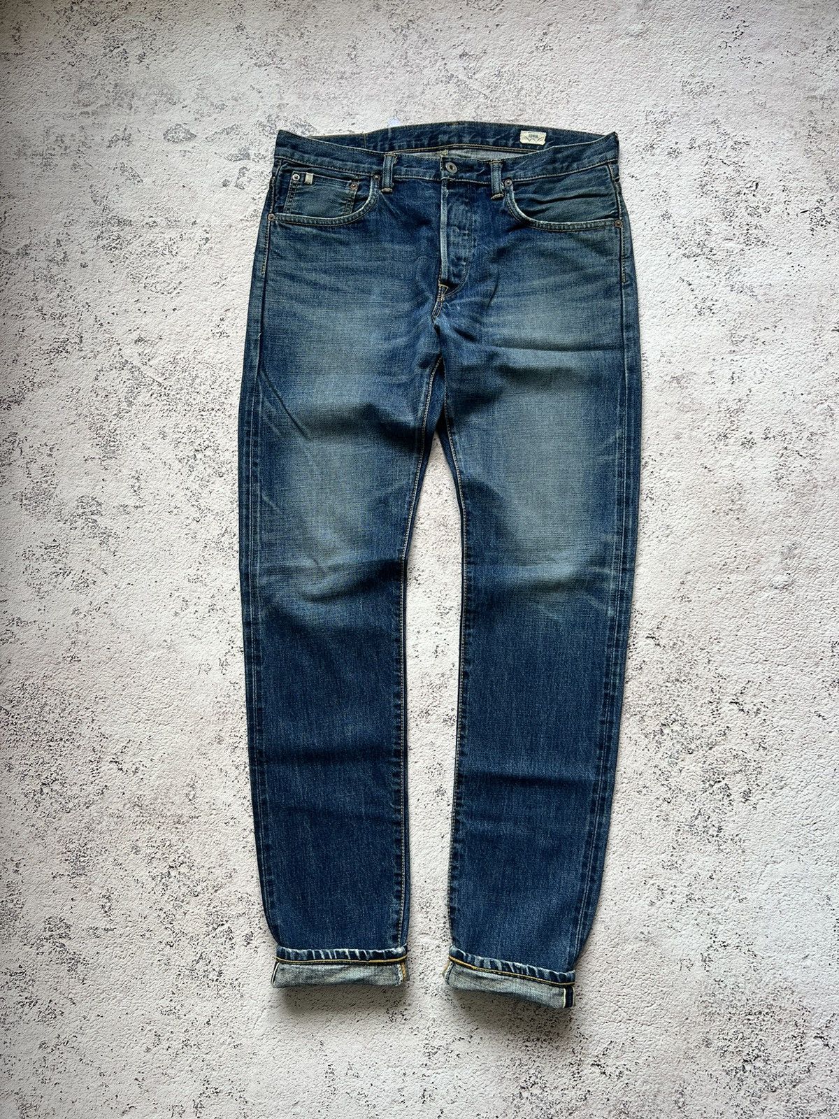 Edwin × Japanese Brand × Vintage Edwin ESC33L Japan Rainbow Selvage Denim Jeans Pants Size US 33 - 4 Thumbnail