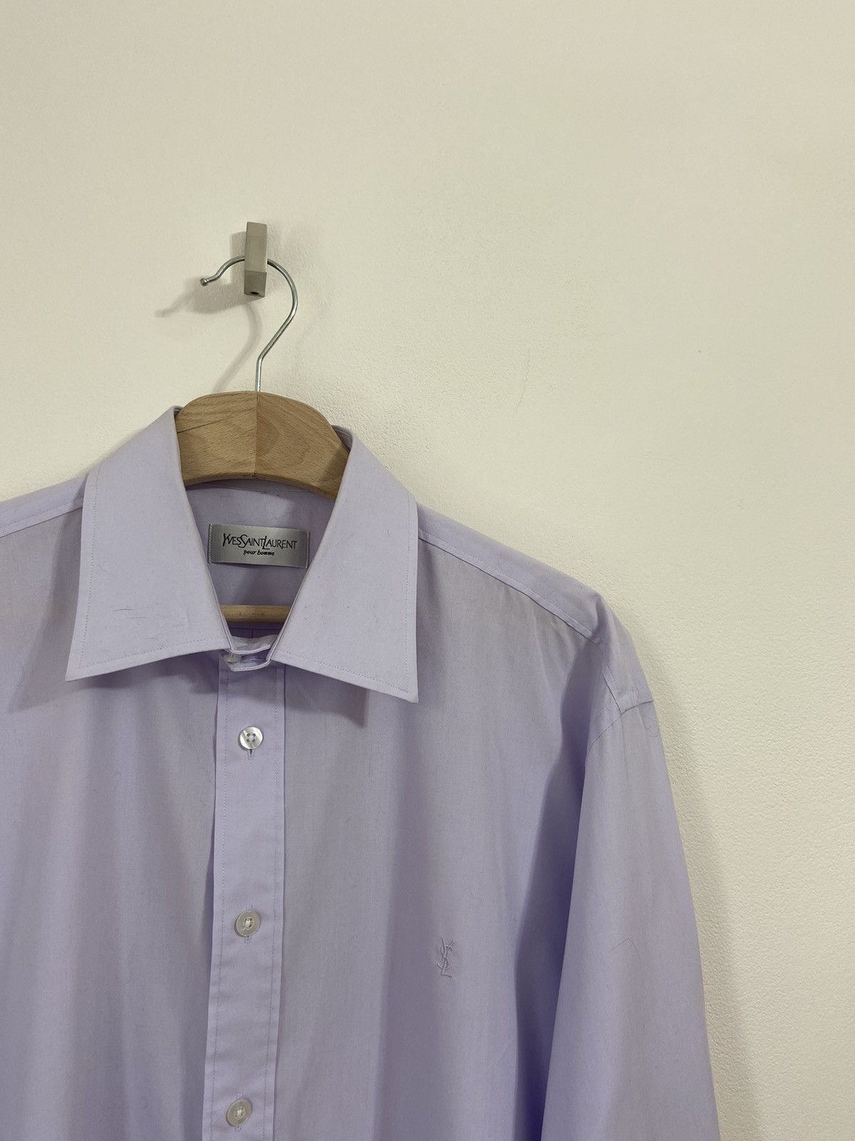 Yves Saint Laurent YSL Yves Saint Laurent Button Up Shirt Size US L / EU 52-54 / 3 - 2 Thumbnail
