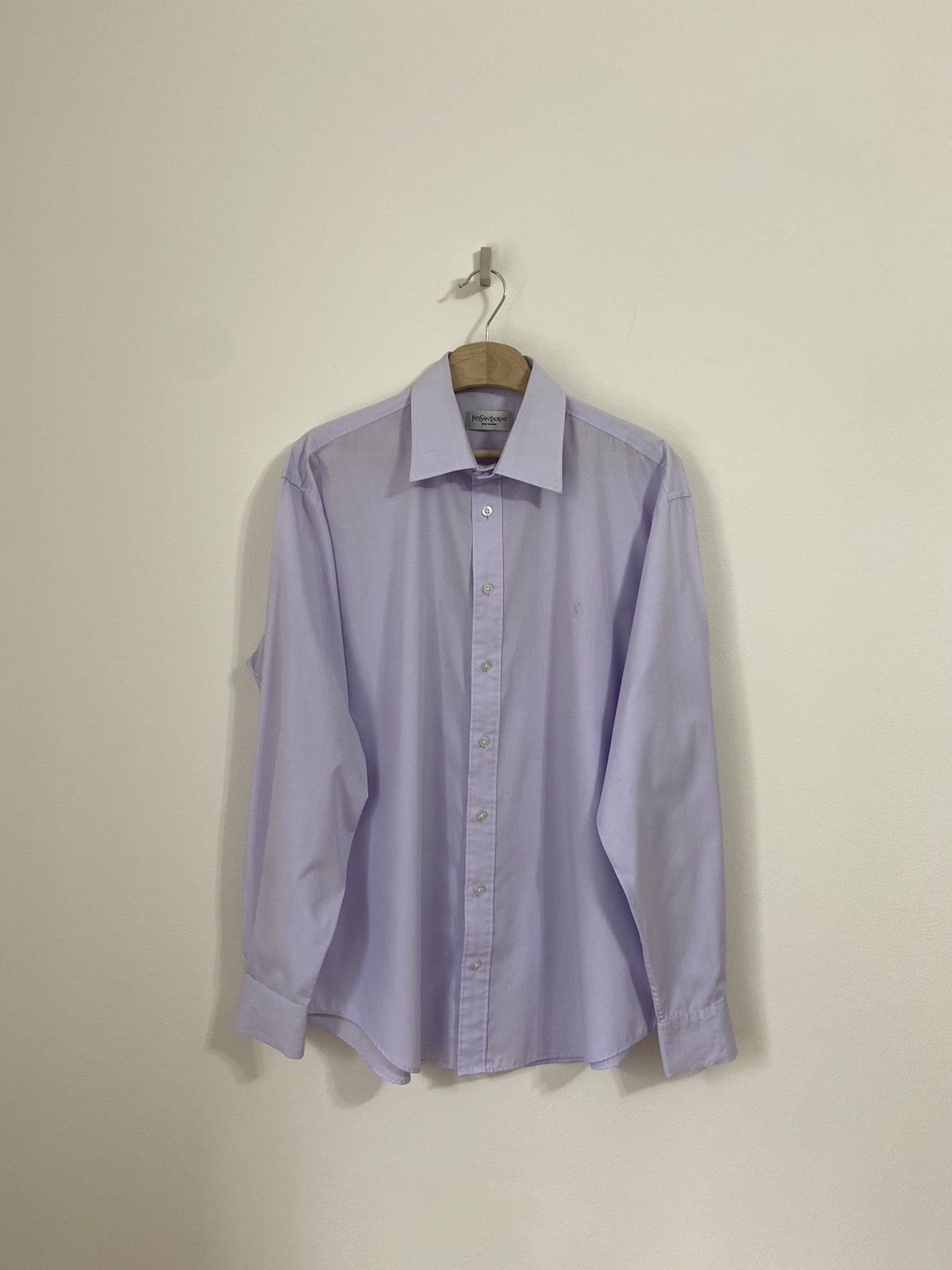 Yves Saint Laurent YSL Yves Saint Laurent Button Up Shirt Size US L / EU 52-54 / 3 - 1 Thumbnail
