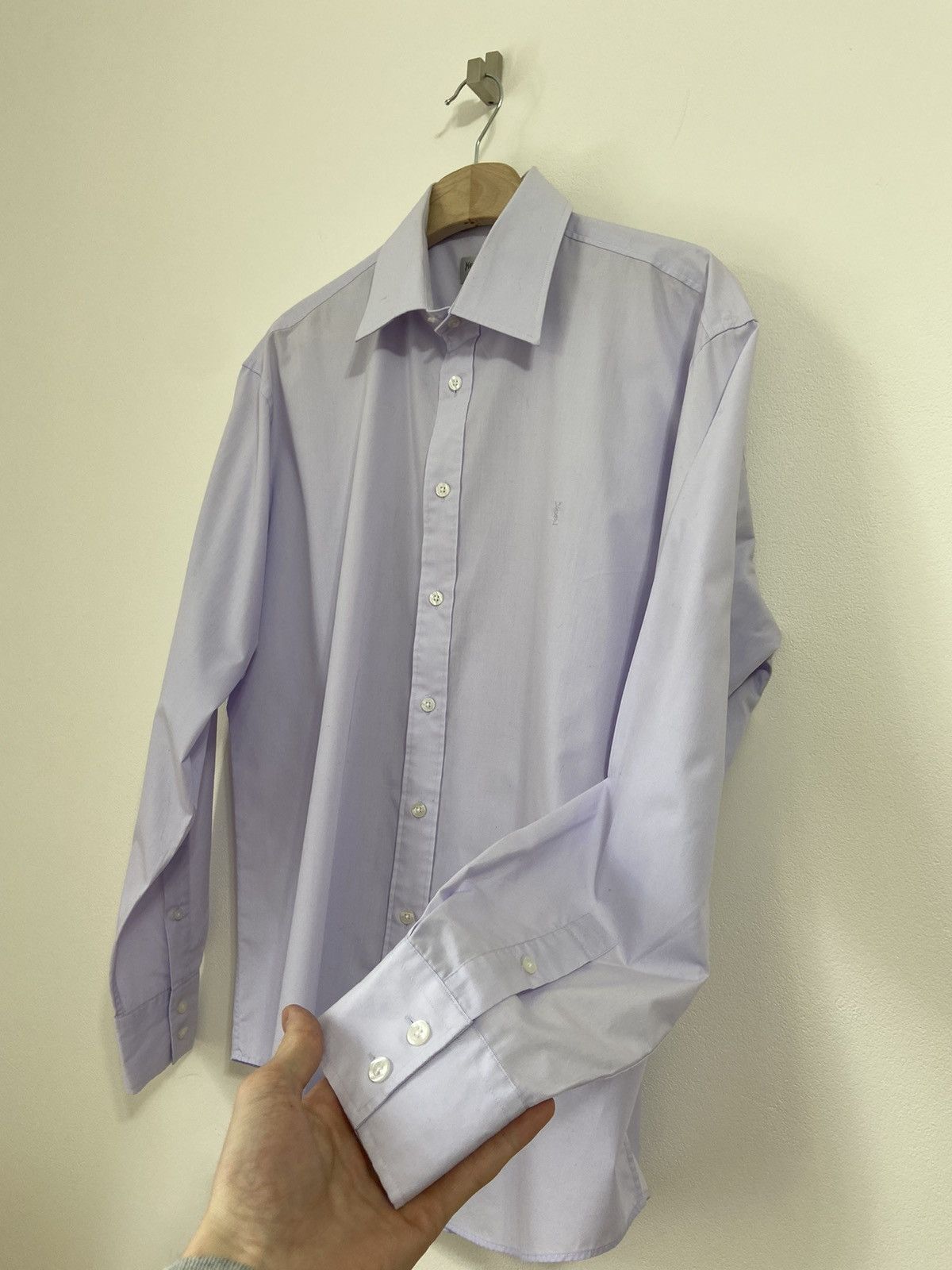 Yves Saint Laurent YSL Yves Saint Laurent Button Up Shirt Size US L / EU 52-54 / 3 - 12 Thumbnail