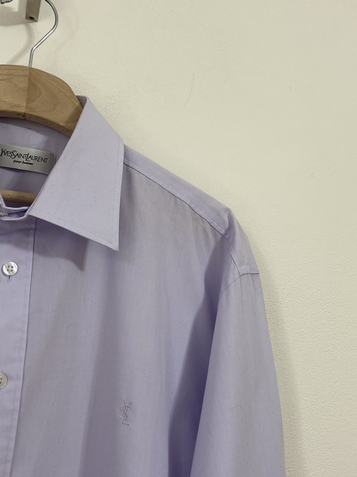 Yves Saint Laurent YSL Yves Saint Laurent Button Up Shirt Size US L / EU 52-54 / 3 - 4 Thumbnail
