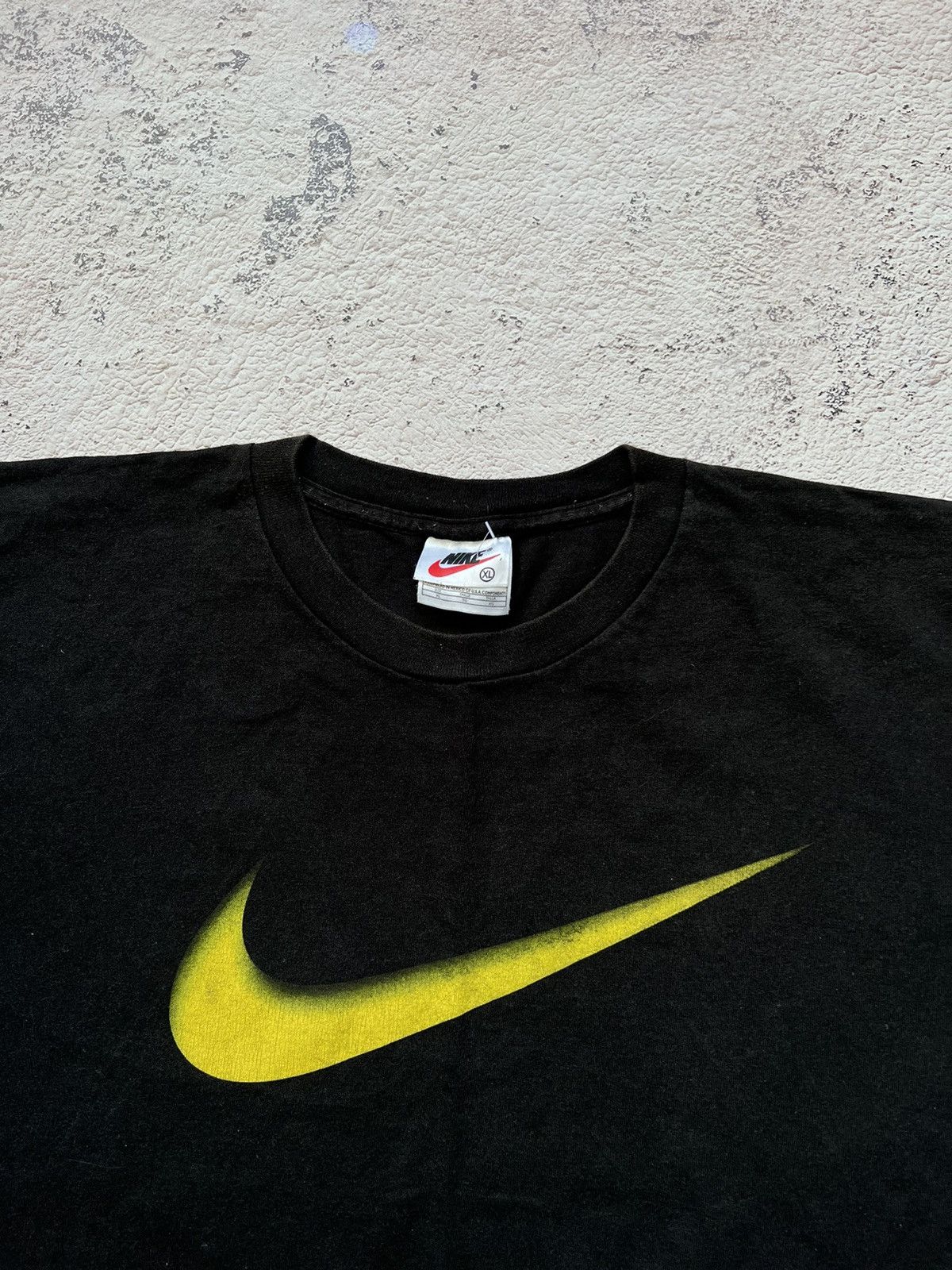 Nike × Vintage Vintage Nike “Big Swoosh” Graphic Tee Size US XL / EU 56 / 4 - 1 Thumbnail