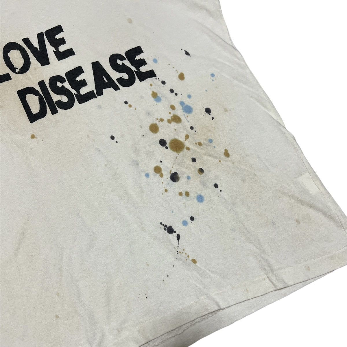 Yohji Yamamoto SS08 Yohji Yamamoto Pour Homme Love Disease T shirt Size US L / EU 52-54 / 3 - 4 Thumbnail