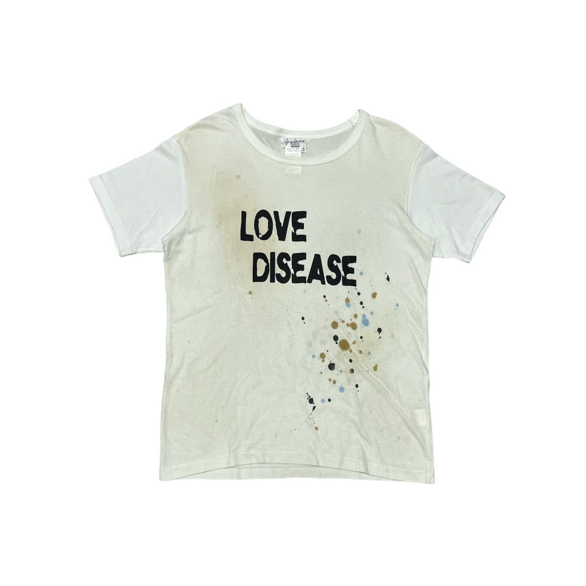 Yohji Yamamoto SS08 Yohji Yamamoto Pour Homme Love Disease T shirt Size US L / EU 52-54 / 3 - 2 Thumbnail